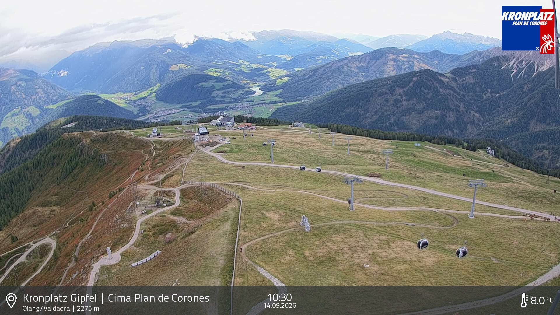 Archiv Foto Webcam Olang, Südtirol