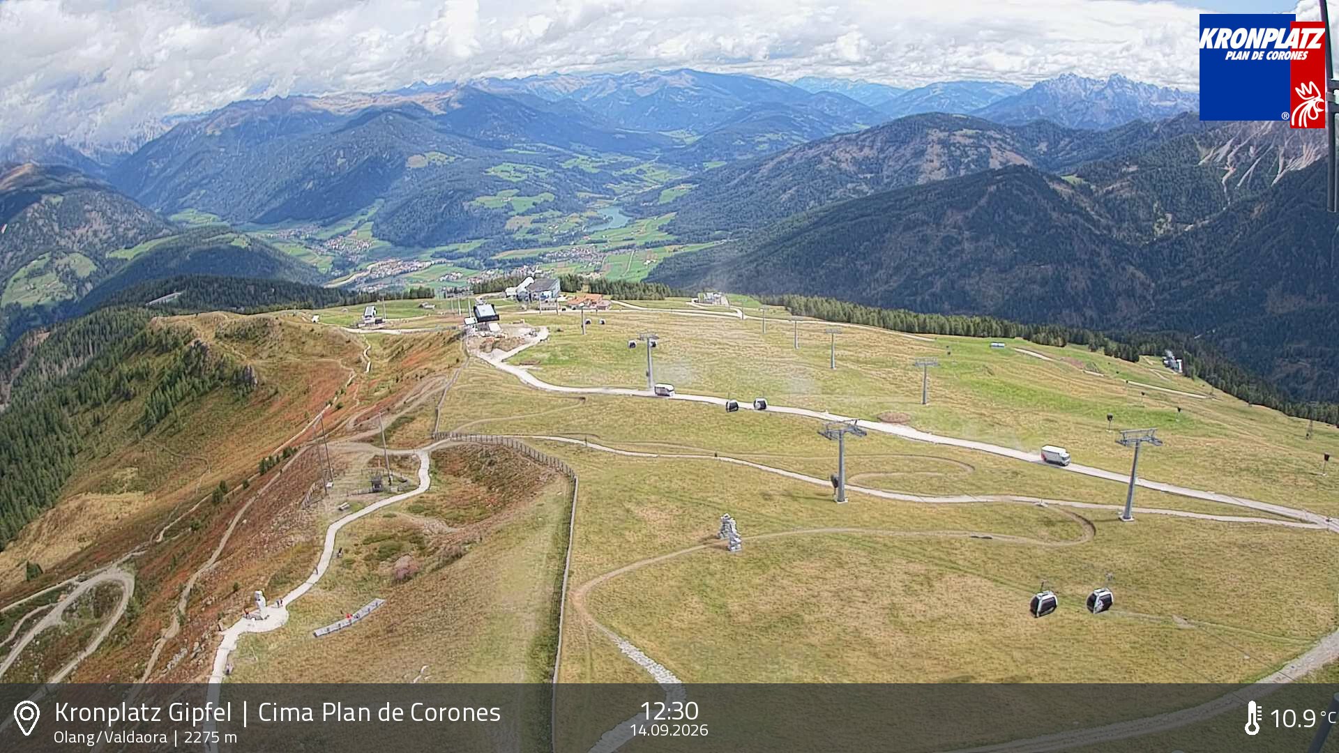 Archiv Foto Webcam Olang, Südtirol
