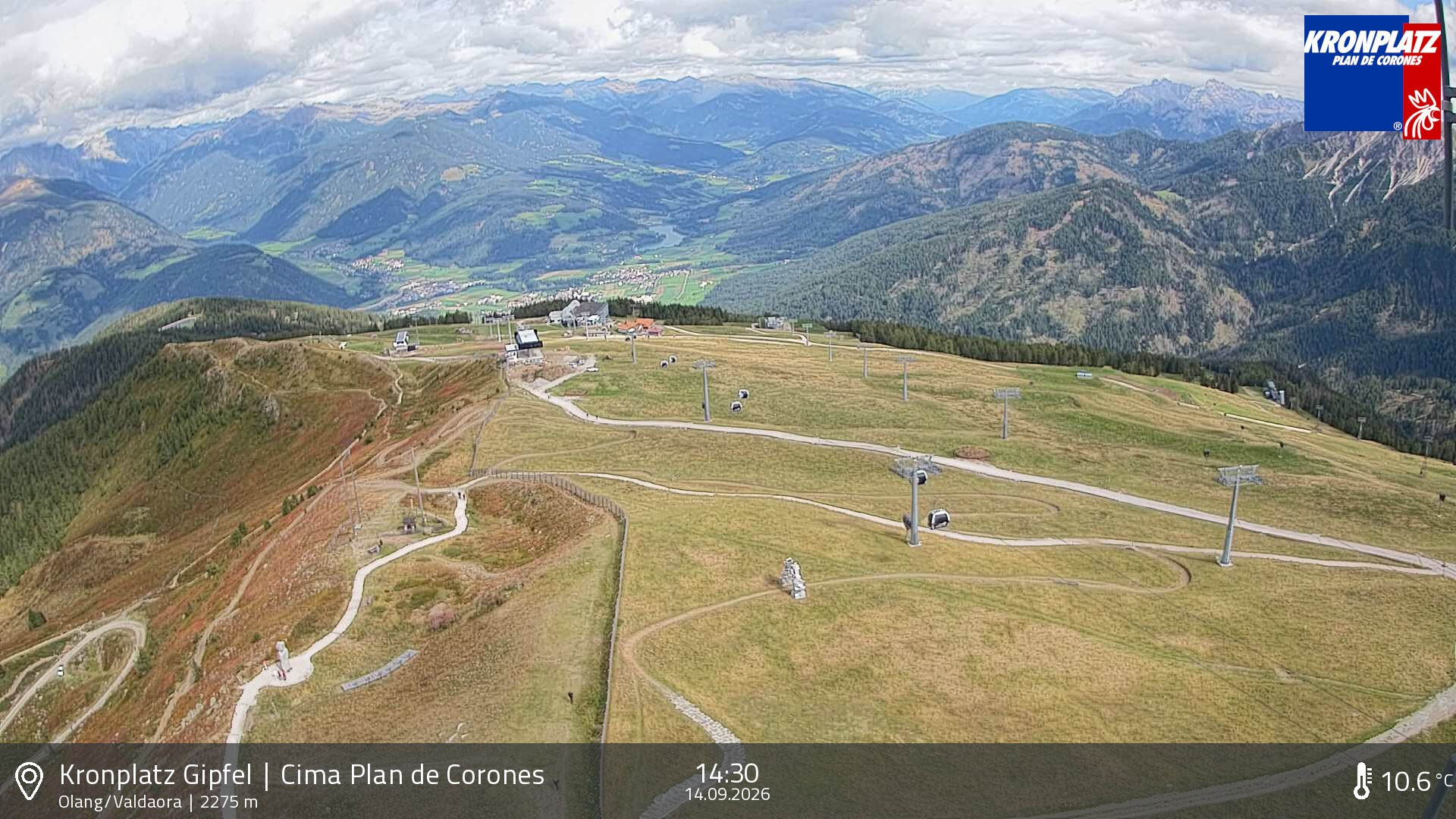Archiv Foto Webcam Olang, Südtirol