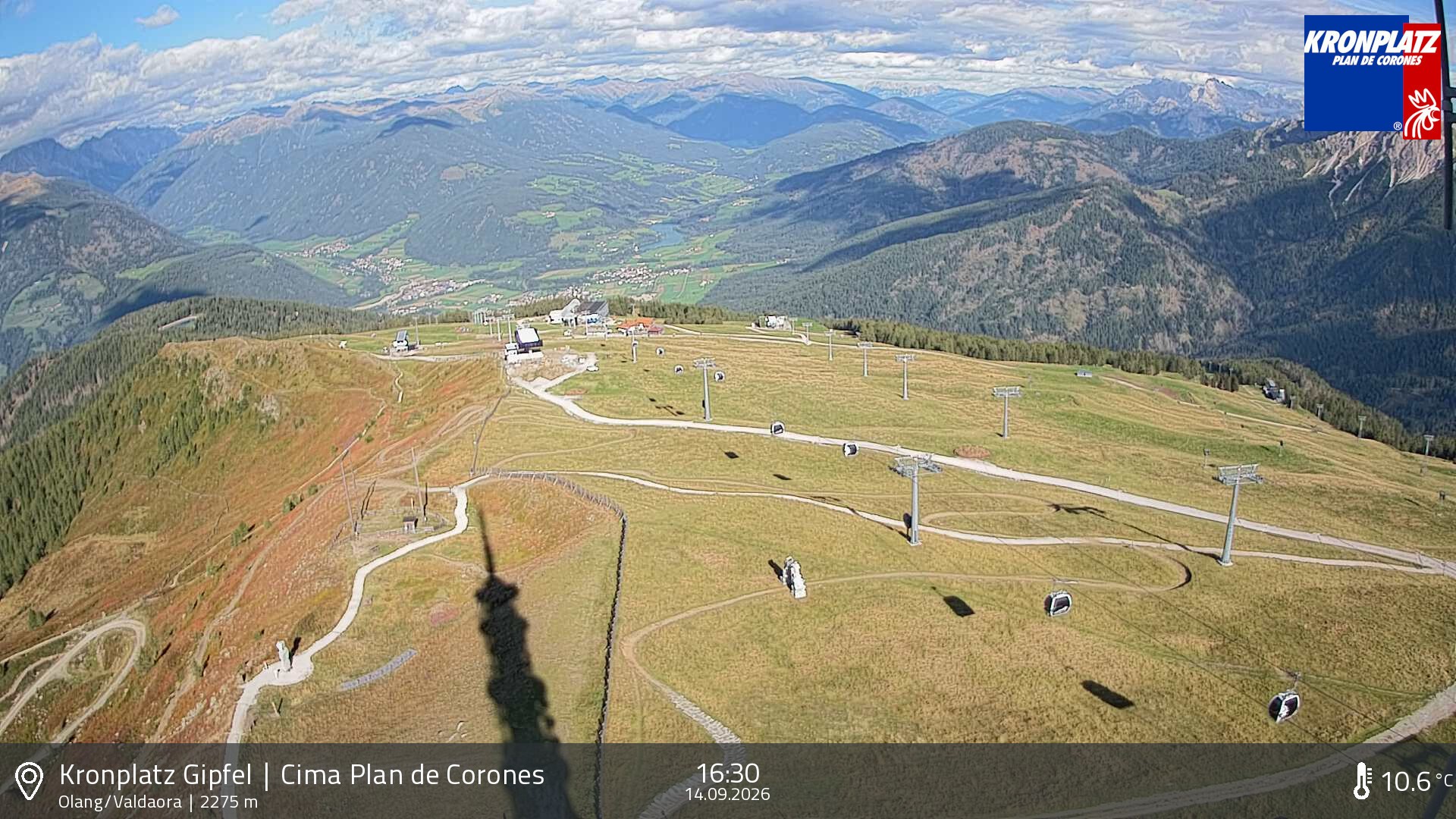 Archiv Foto Webcam Olang, Südtirol