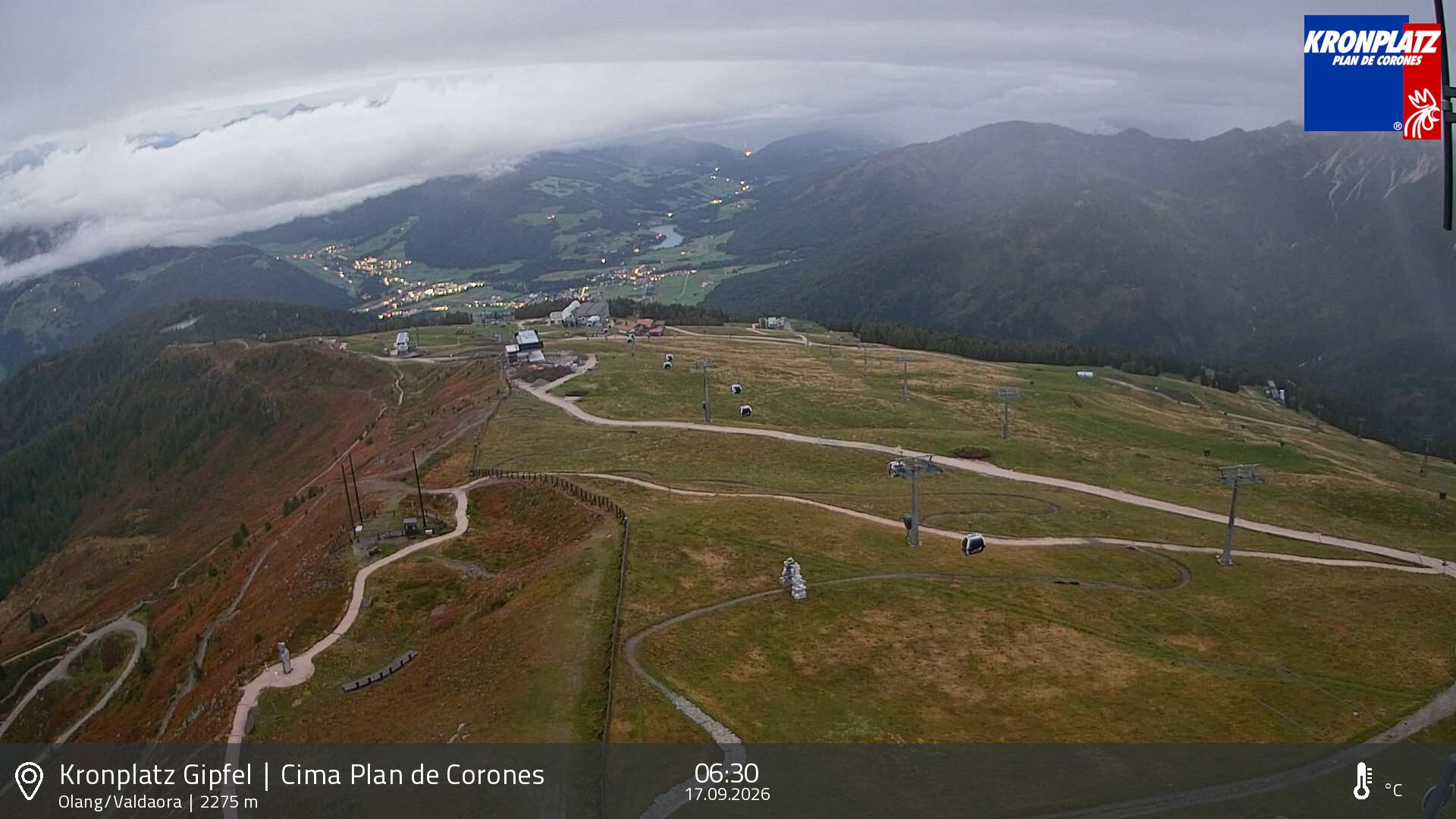 Archived image Webcam Olang, South Tyrol