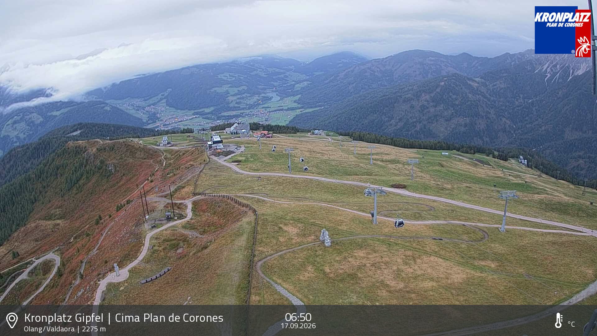 Archived image Webcam Olang, South Tyrol