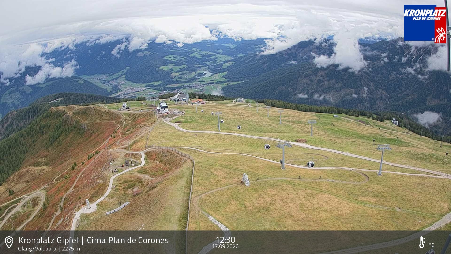 Archived image Webcam Olang, South Tyrol