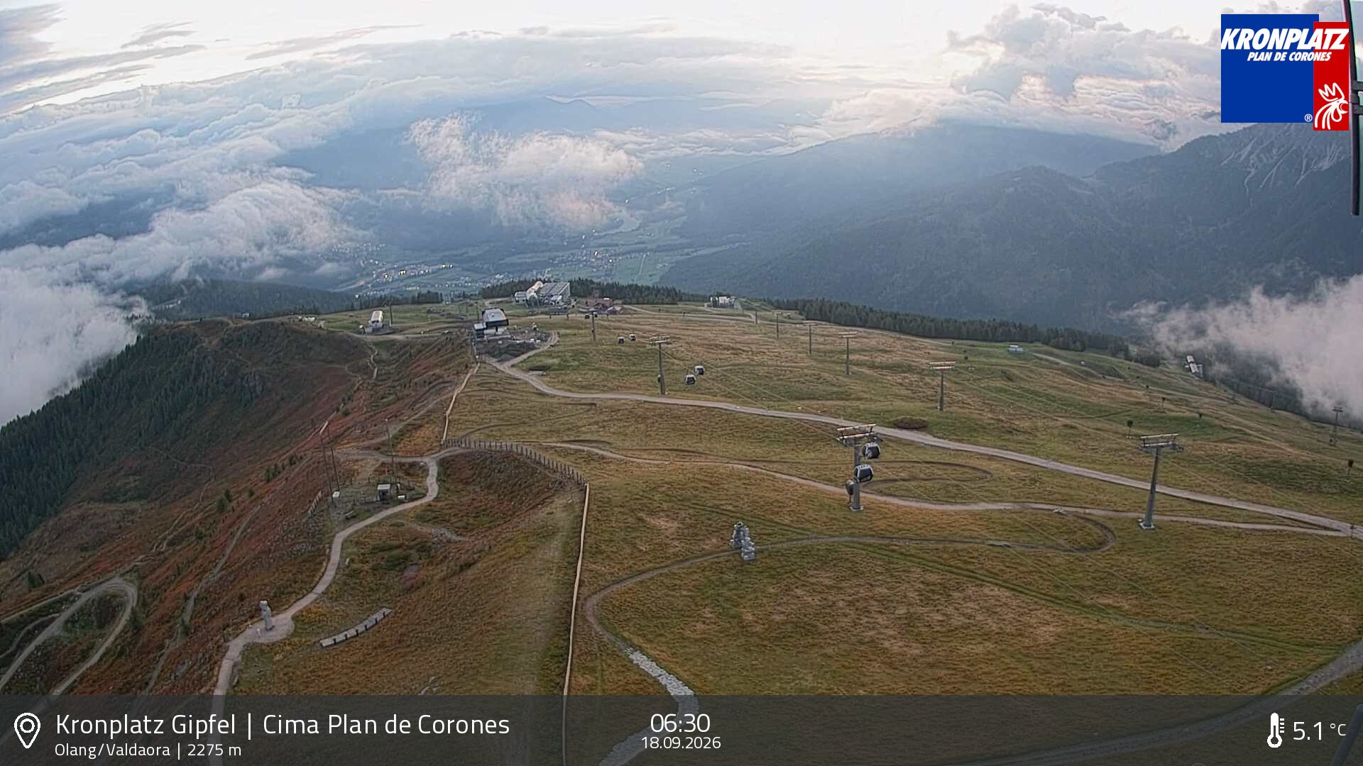 Archiv Foto Webcam Olang, Südtirol