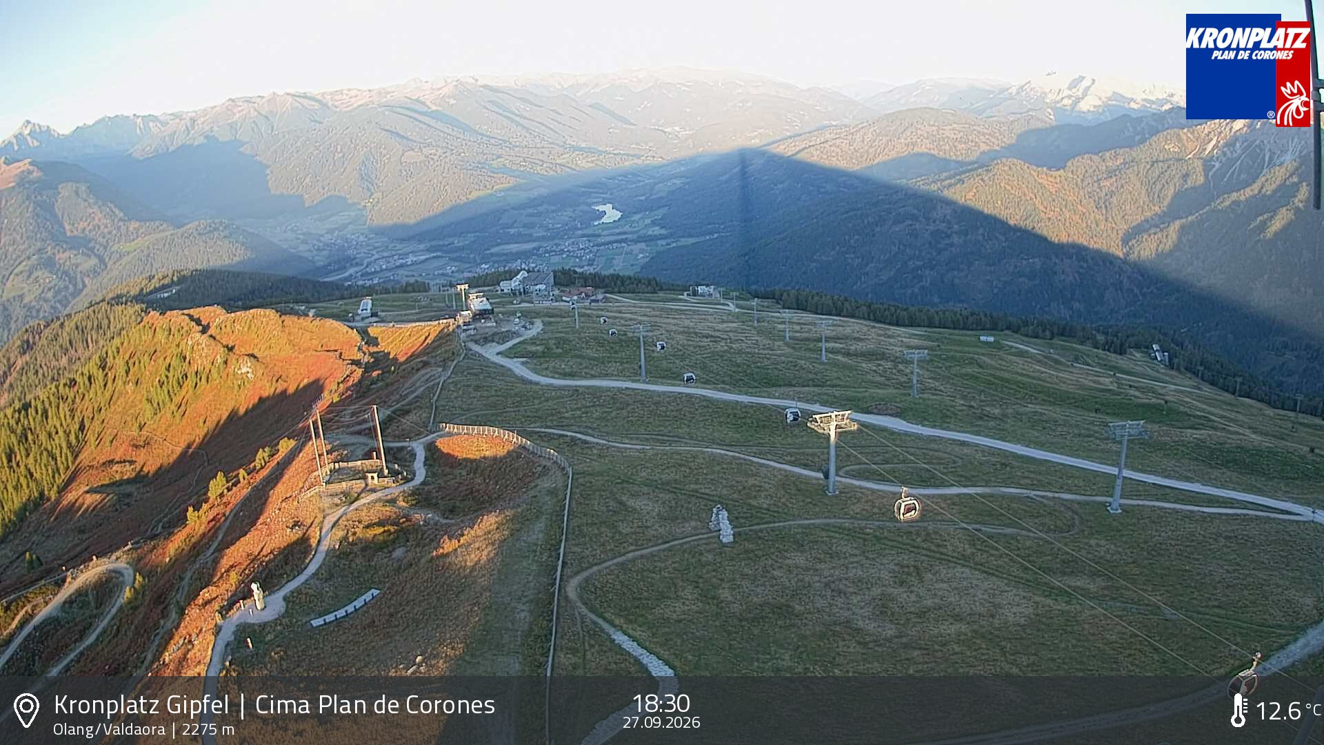 Archived image Webcam Olang, South Tyrol