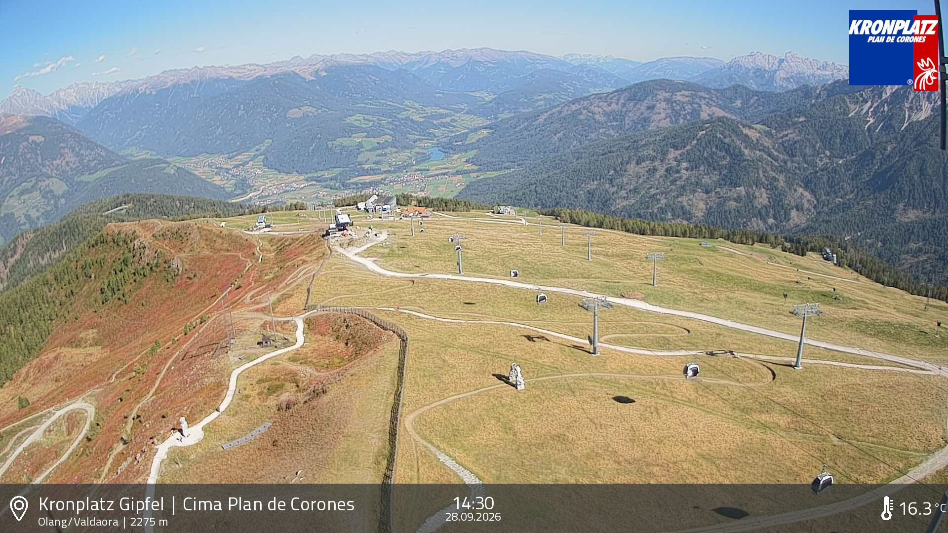 Archiv Foto Webcam Olang, Südtirol