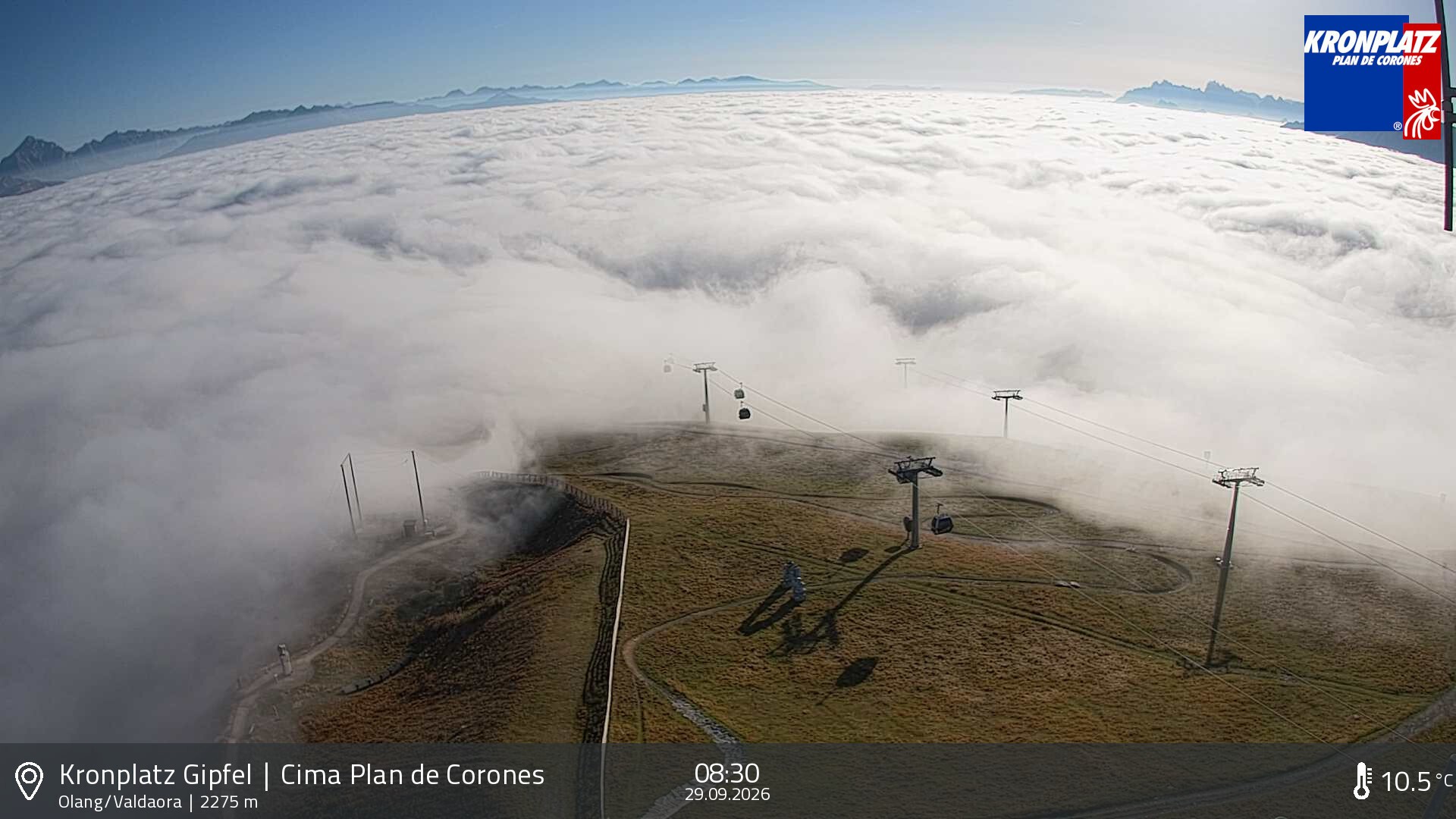 Archiv Foto Webcam Olang, Südtirol