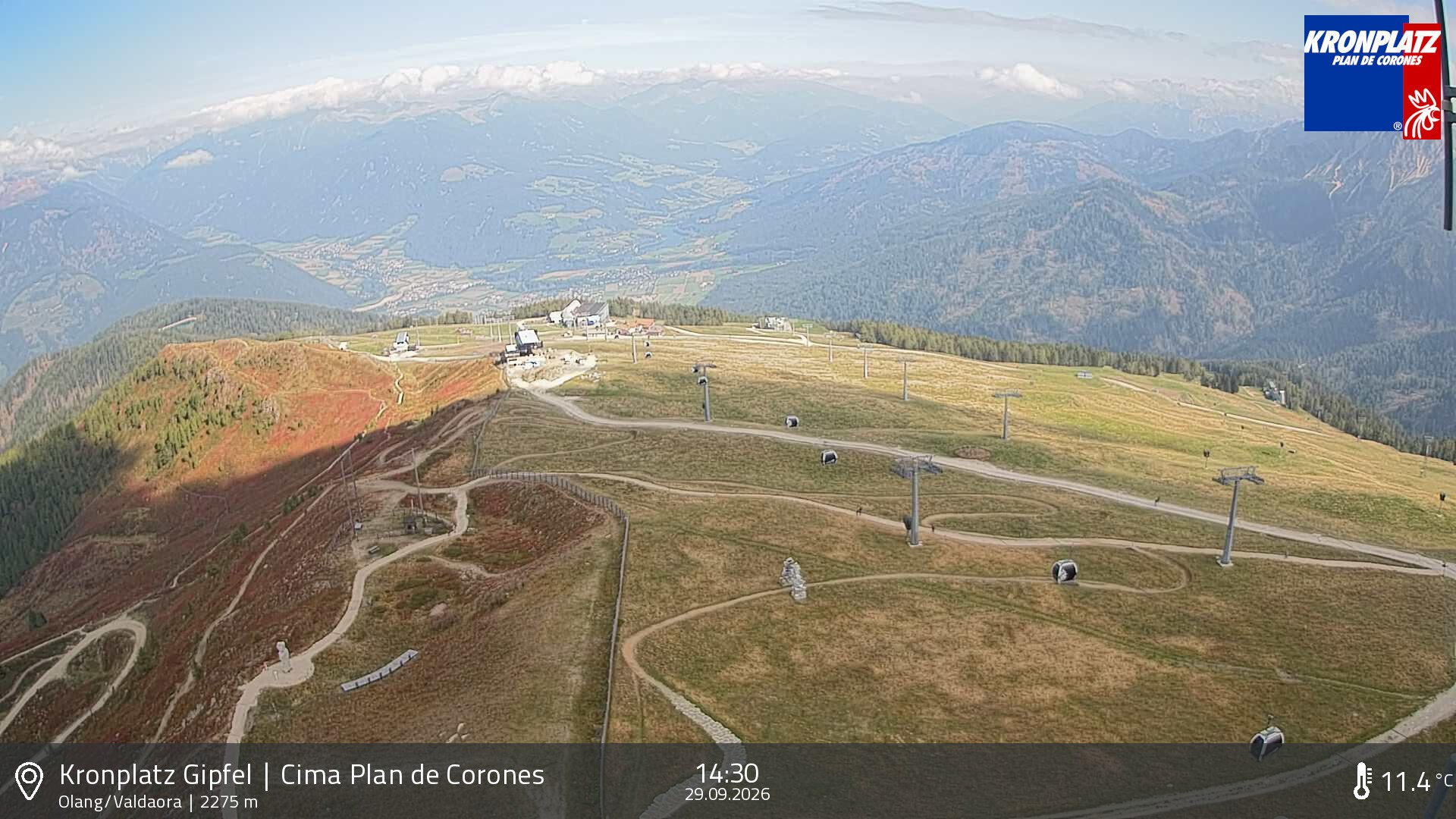 Archiv Foto Webcam Olang, Südtirol
