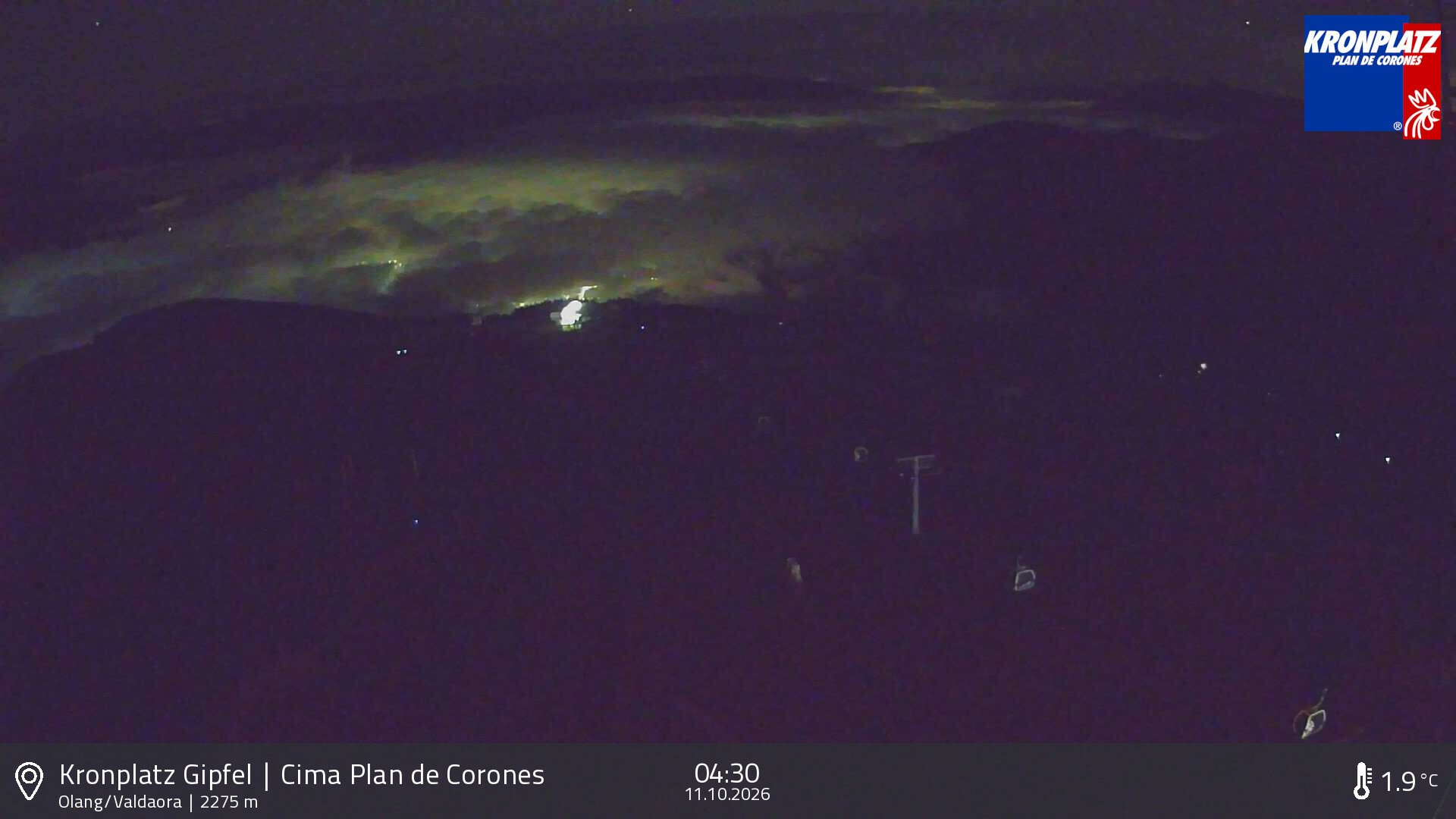 Archived image Webcam Olang, South Tyrol