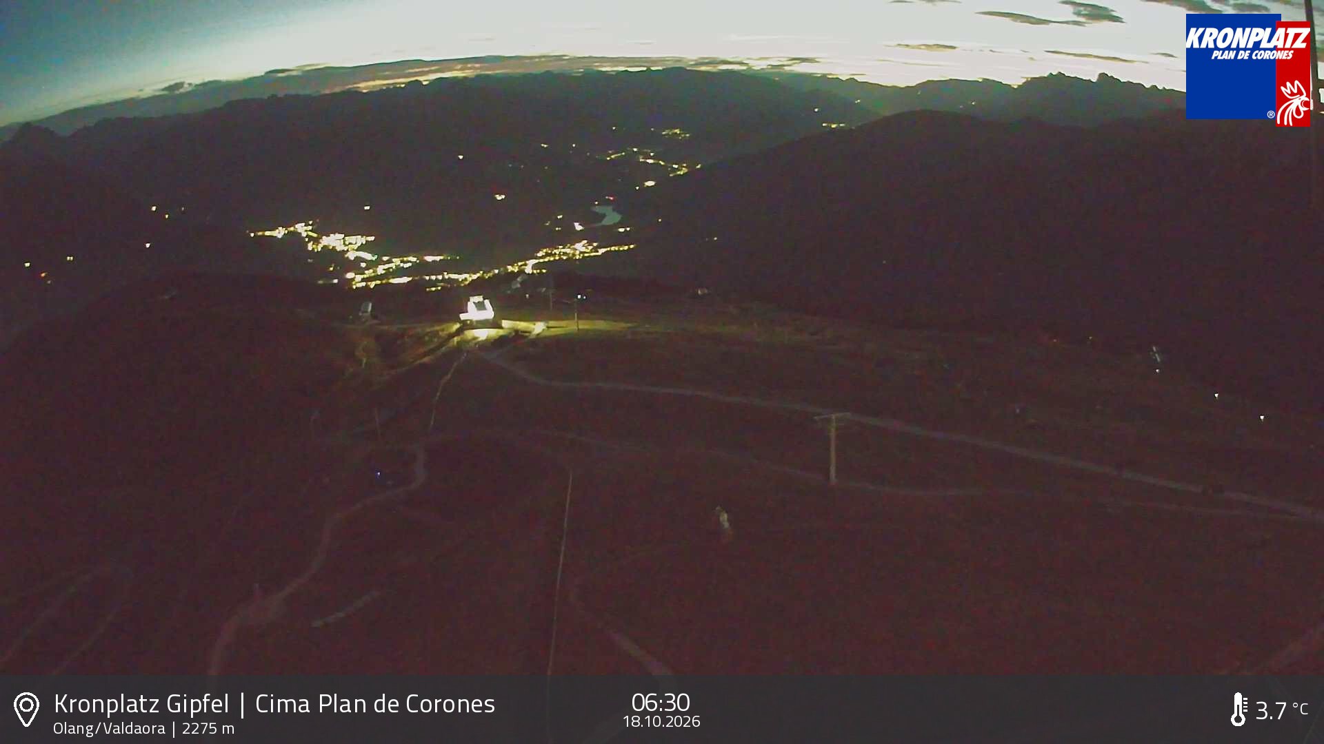 Archived image Webcam Olang, South Tyrol