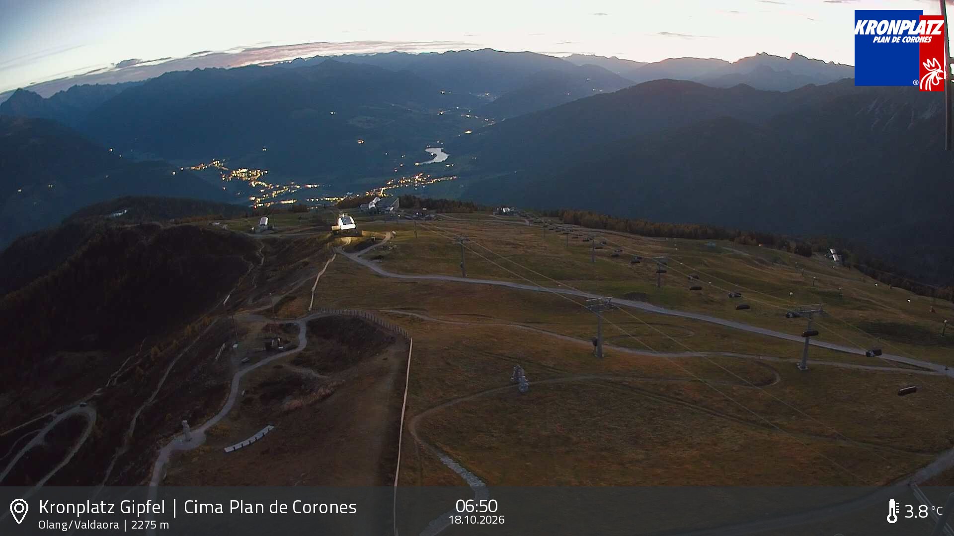 Archived image Webcam Olang, South Tyrol