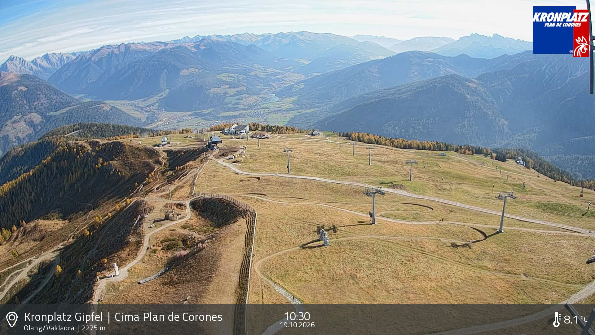 Archiv Foto Webcam Olang, Südtirol