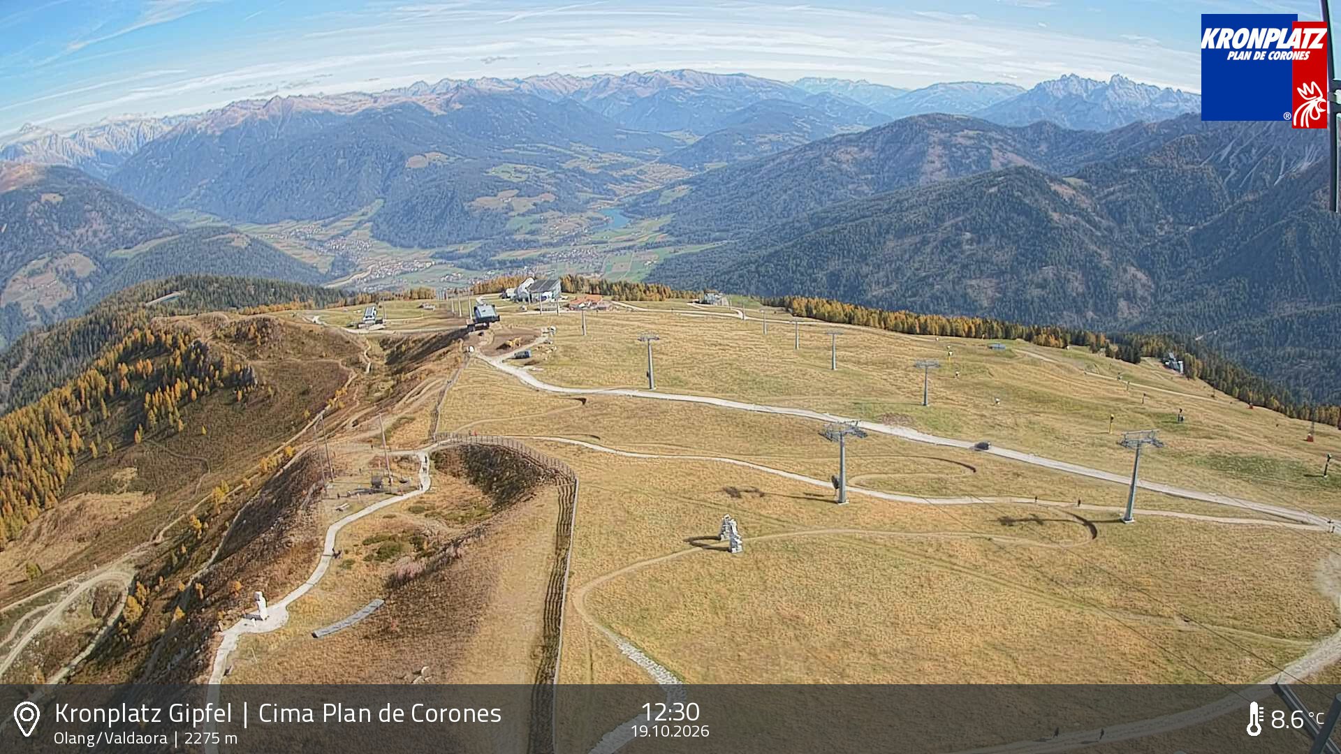 Archiv Foto Webcam Olang, Südtirol