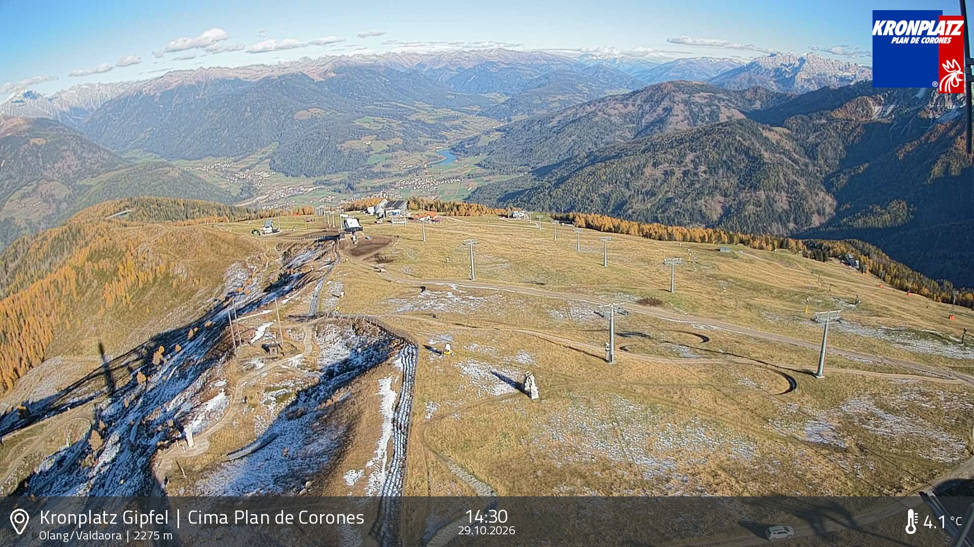 Archiv Foto Webcam Olang, Südtirol