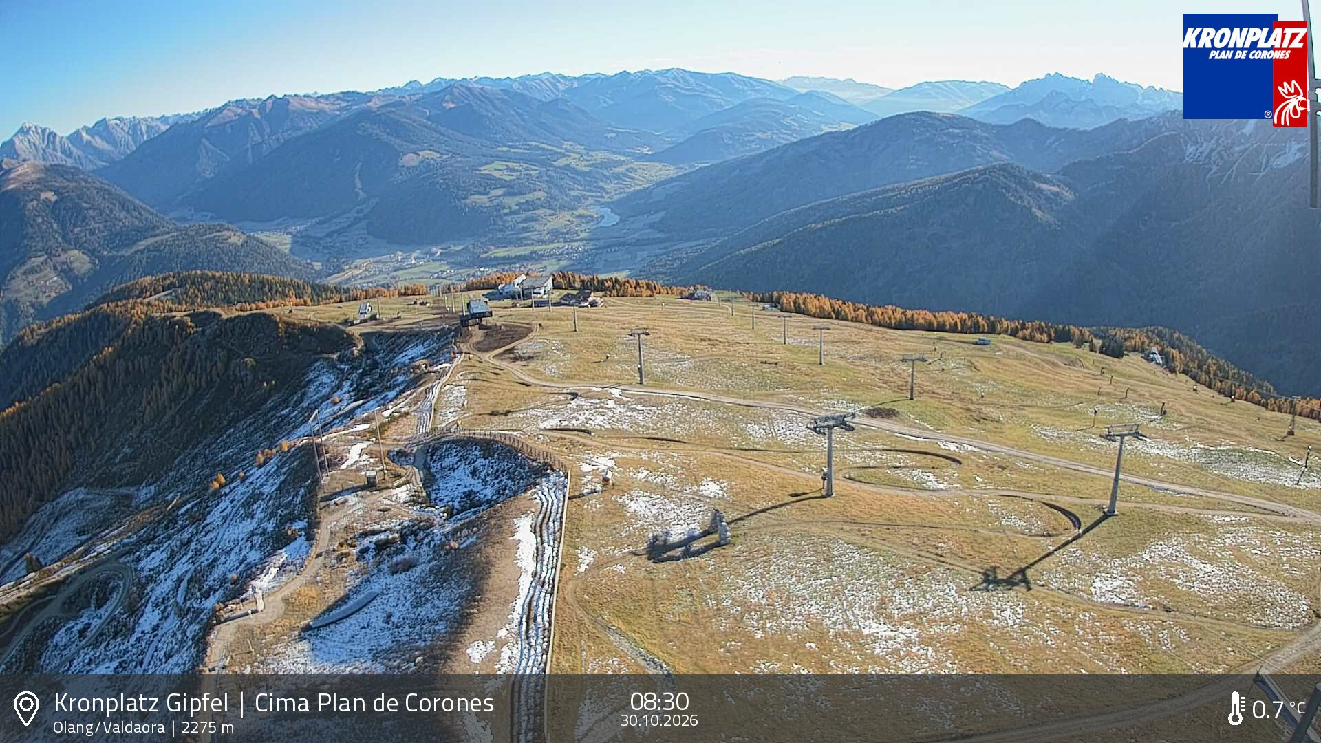 Archiv Foto Webcam Olang, Südtirol