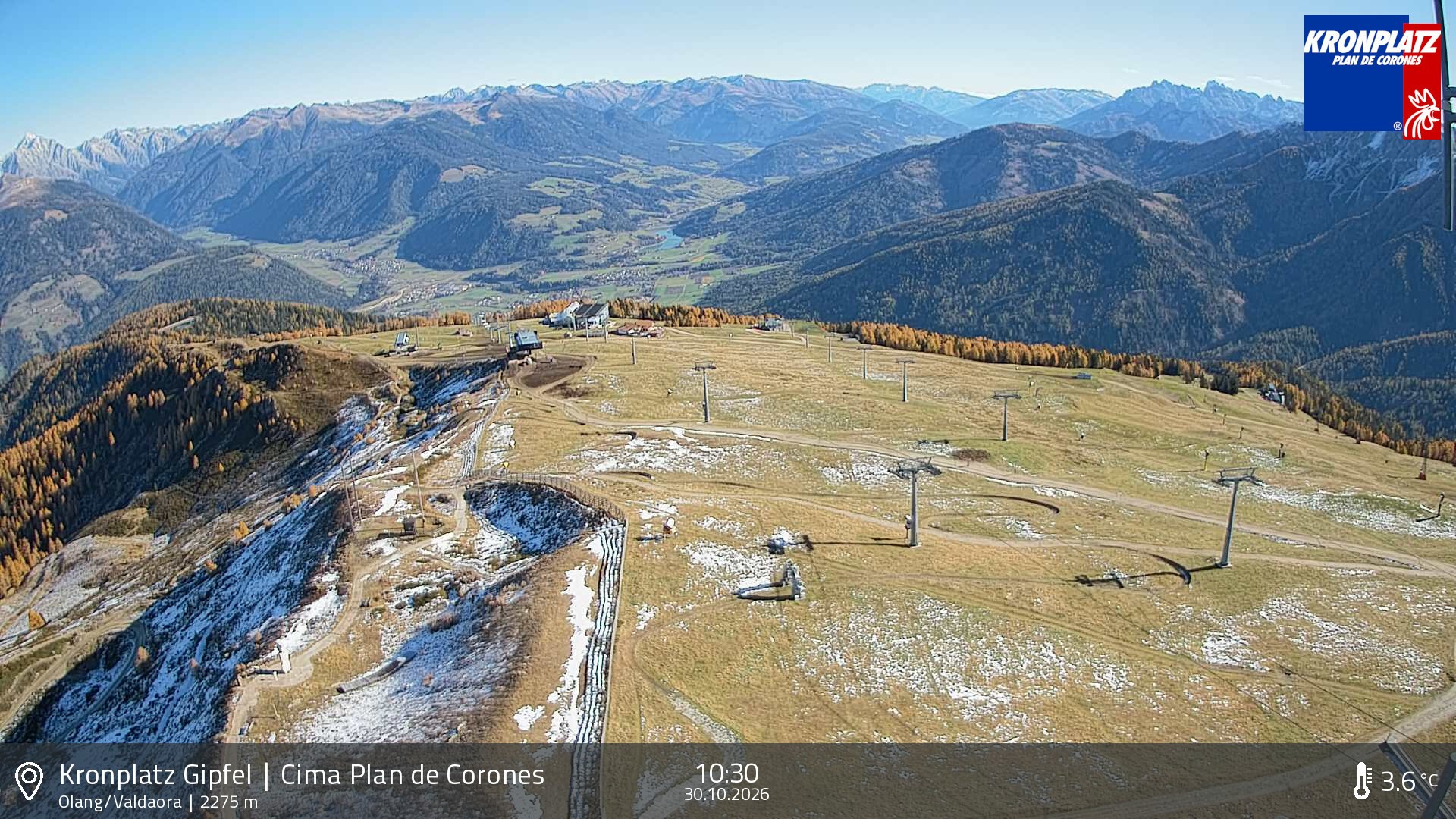 Archiv Foto Webcam Olang, Südtirol