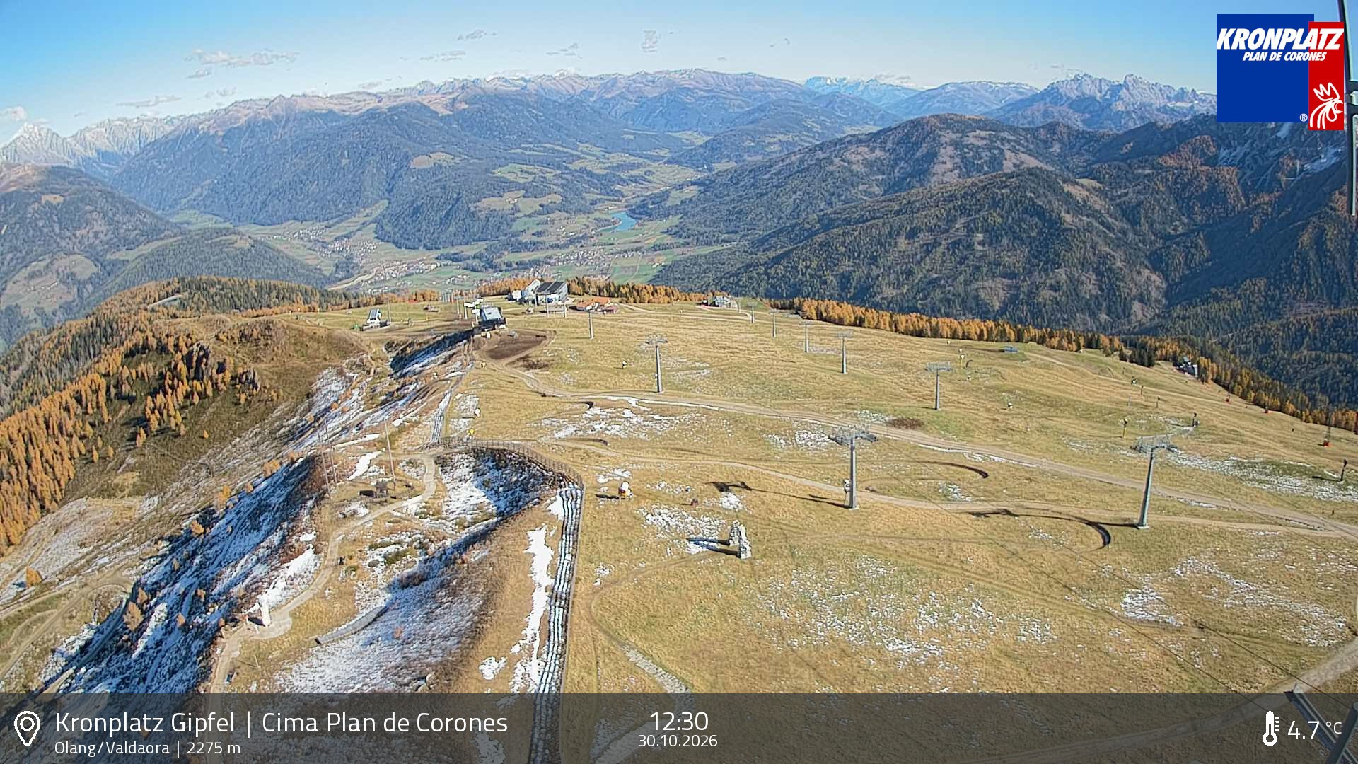 Archiv Foto Webcam Olang, Südtirol