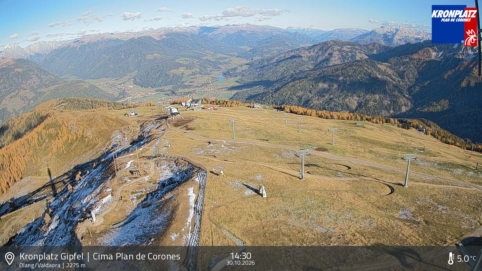 Archiv Foto Webcam Olang, Südtirol