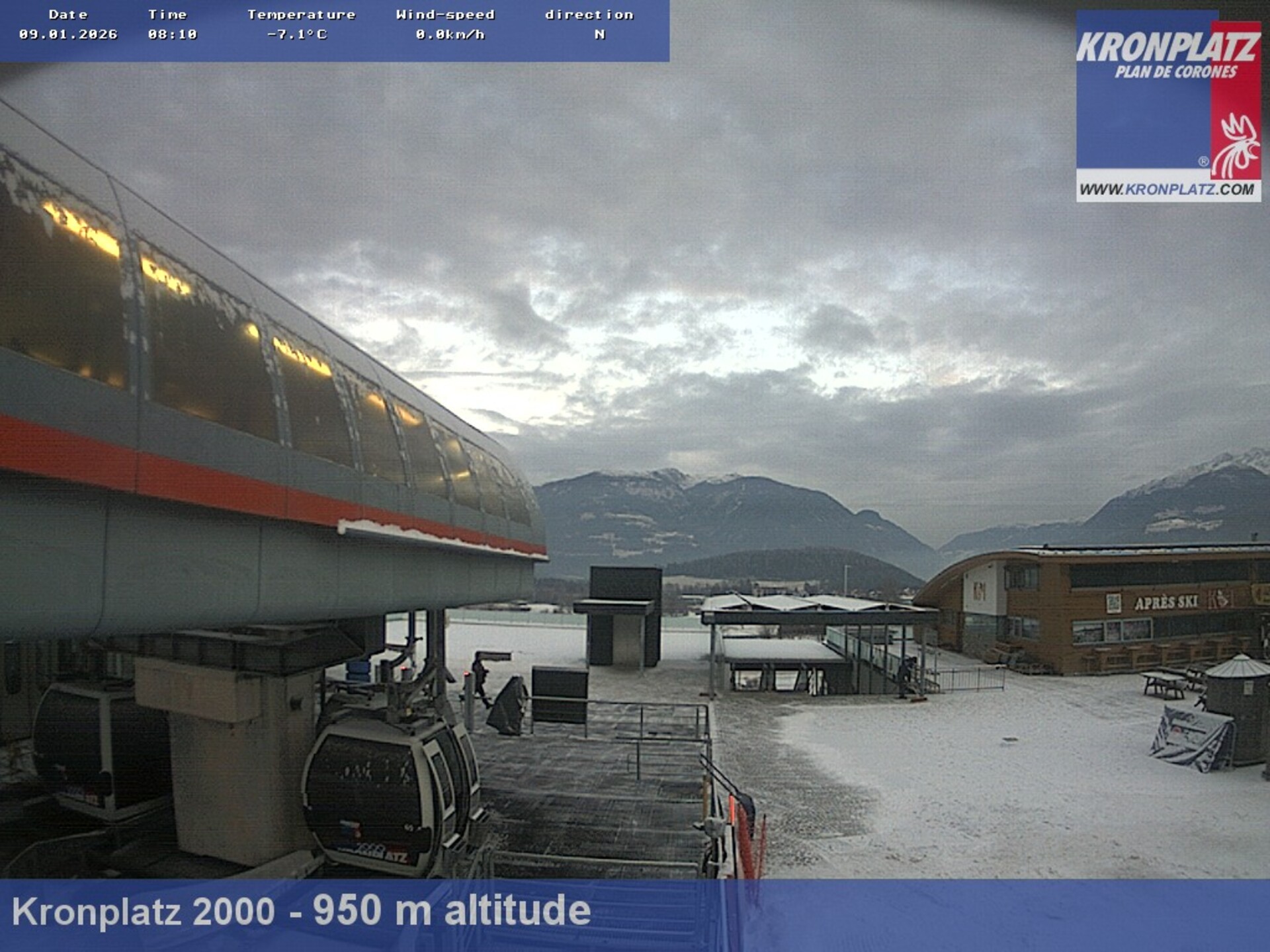 Archiv Foto Webcam Talstation Kronplatz I und II, Südtirol