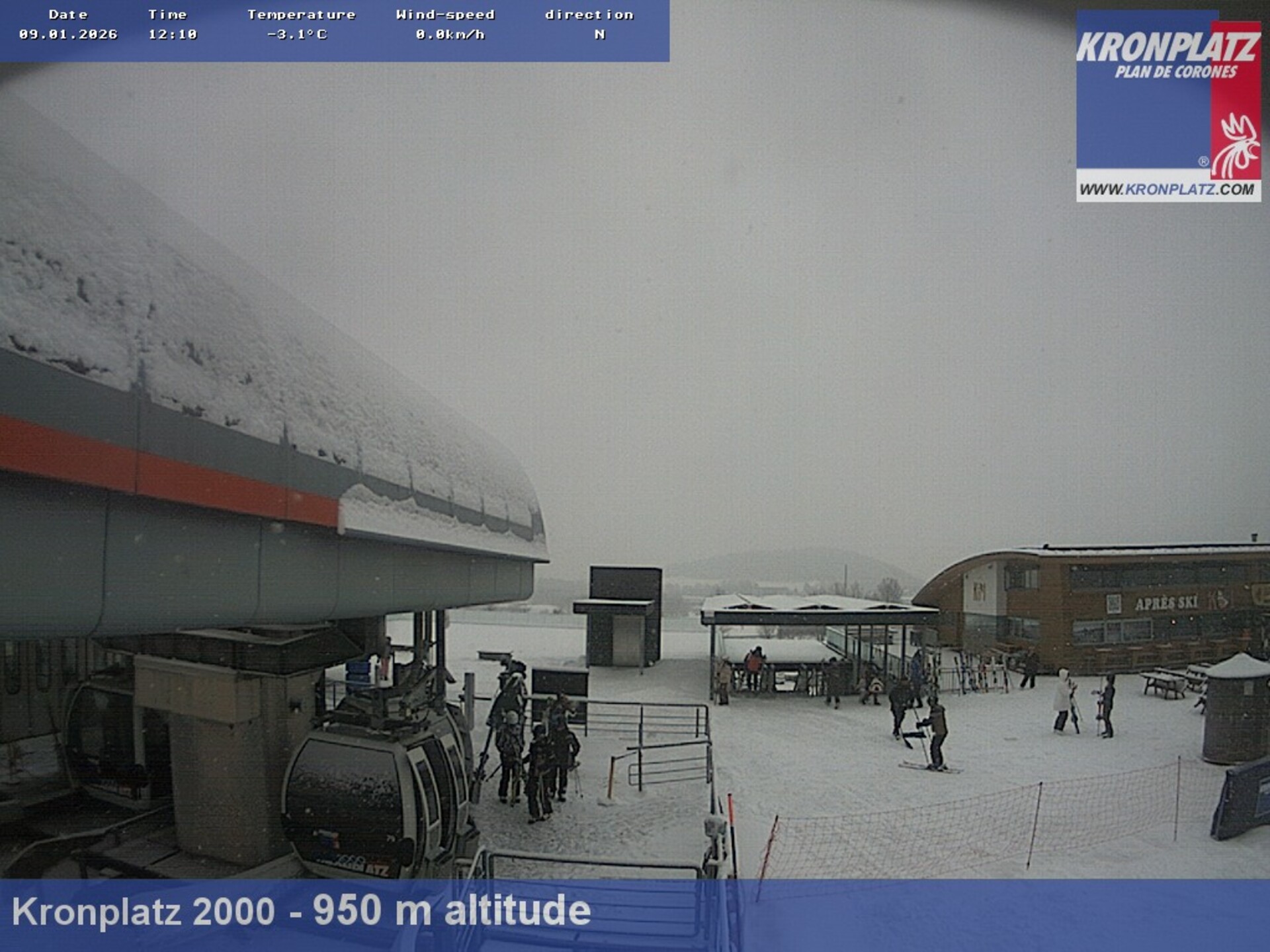 Archiv Foto Webcam Talstation Kronplatz I und II, Südtirol