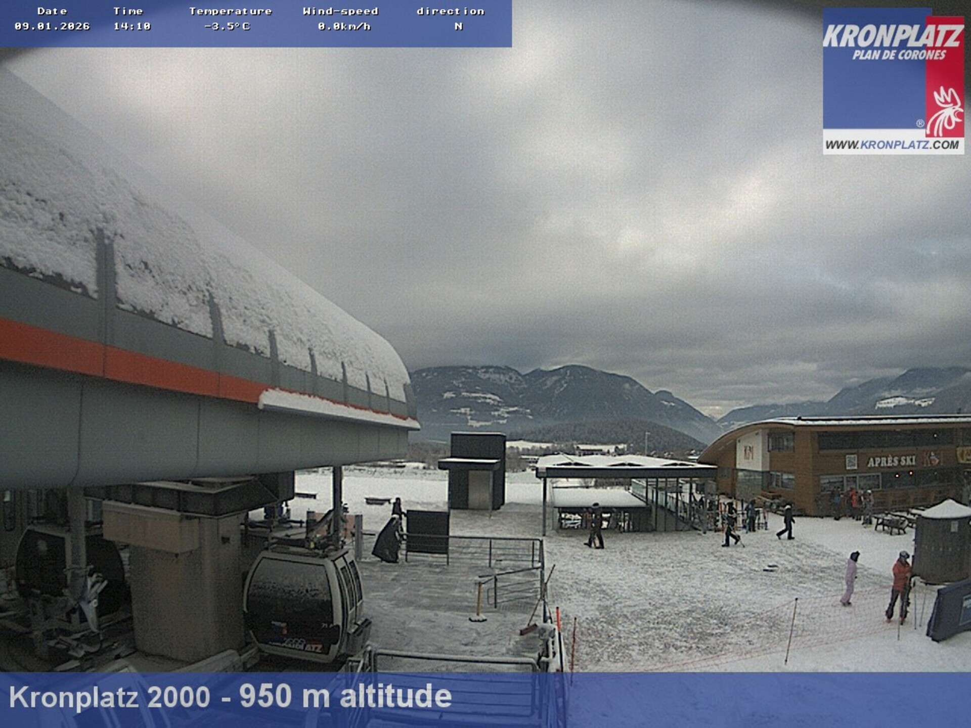 Archiv Foto Webcam Talstation Kronplatz I und II, Südtirol