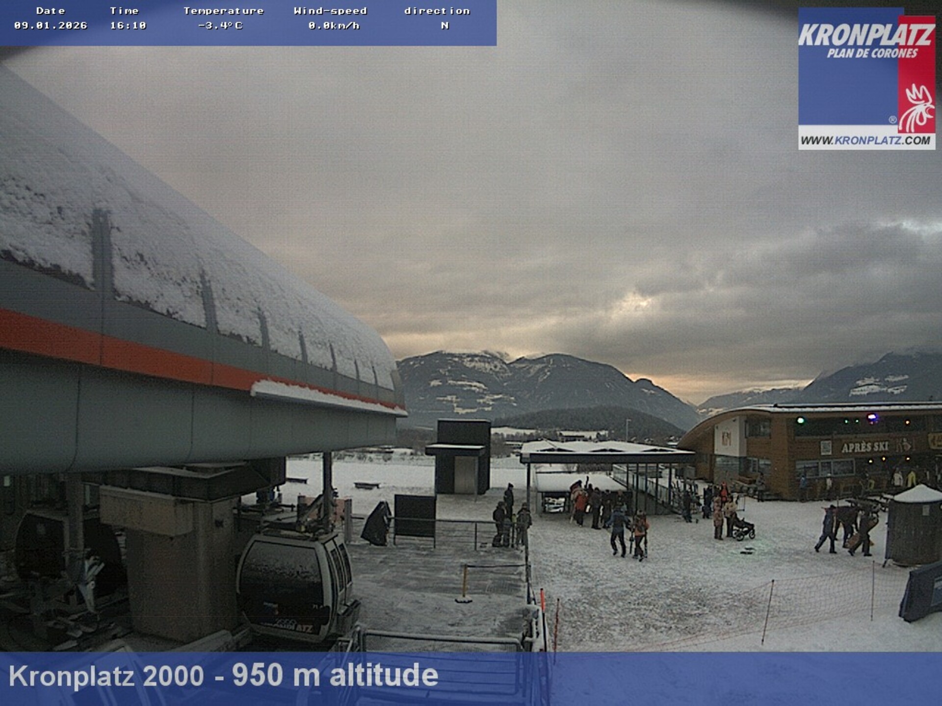 Archiv Foto Webcam Talstation Kronplatz I und II, Südtirol