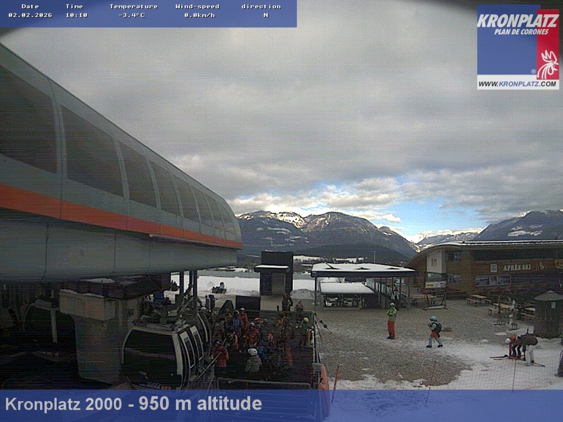 Archiv Foto Webcam Talstation Kronplatz I und II, Südtirol