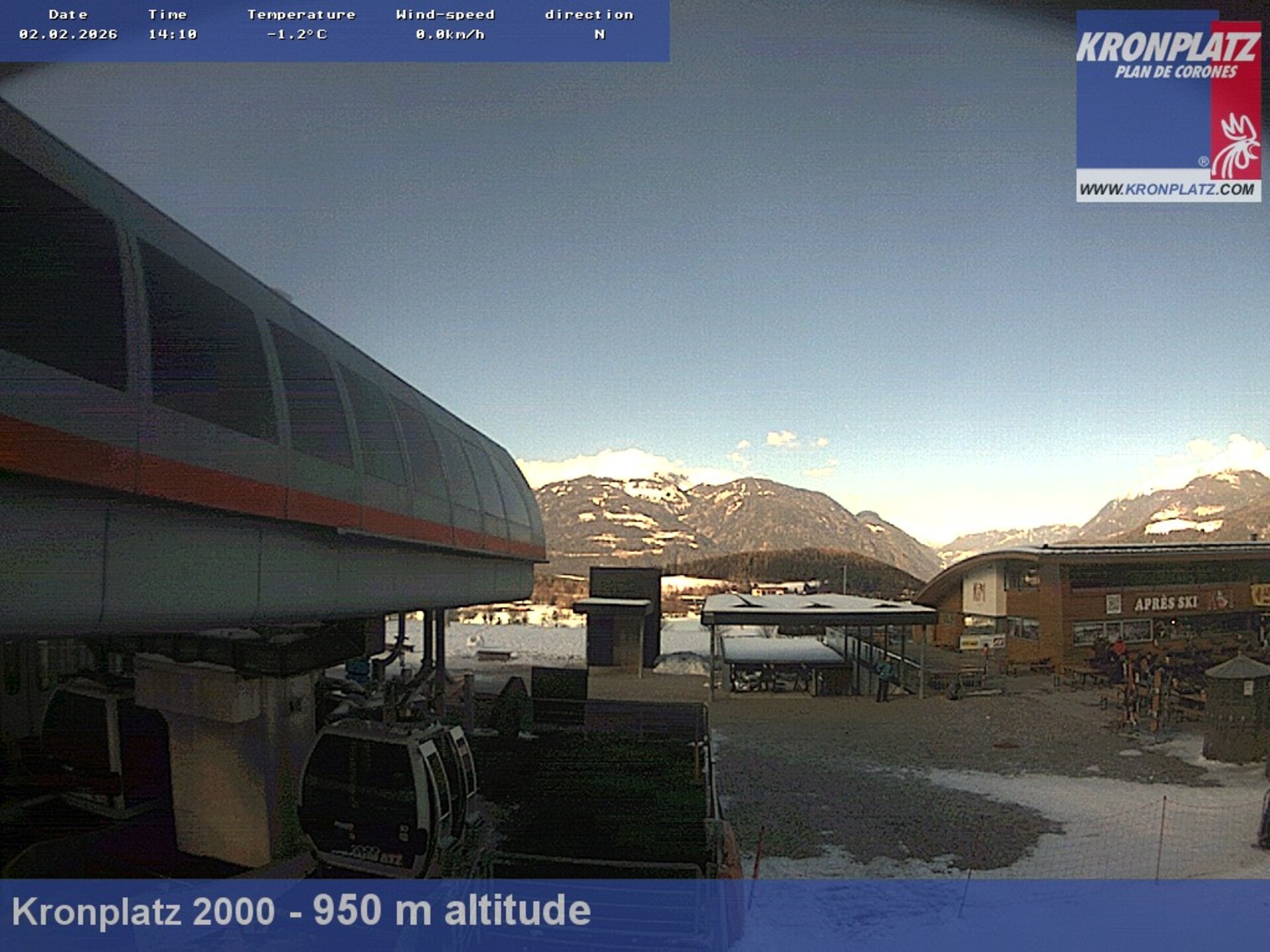 Archiv Foto Webcam Talstation Kronplatz I und II, Südtirol