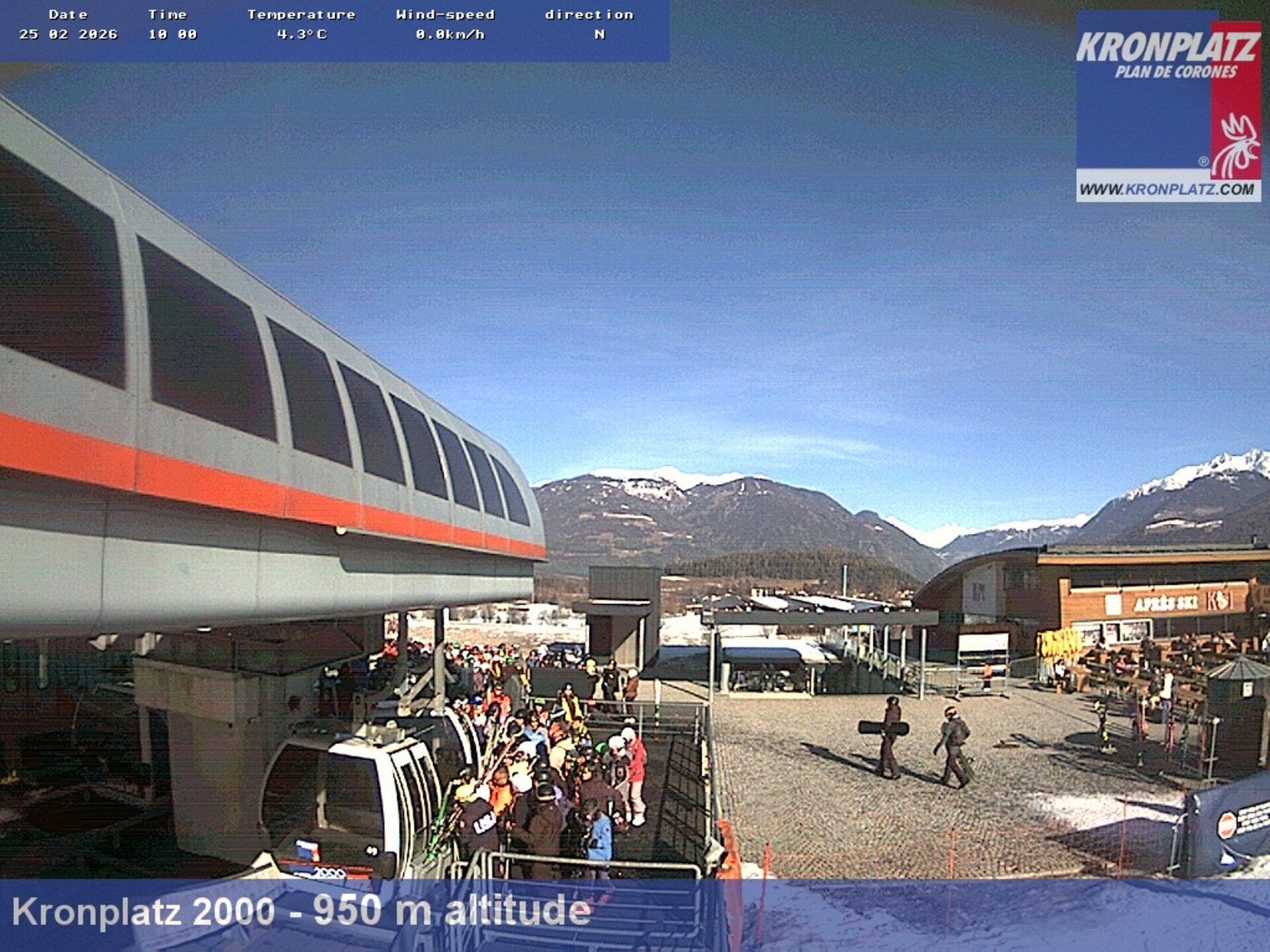 Archiv Foto Webcam Talstation Kronplatz I und II, Südtirol