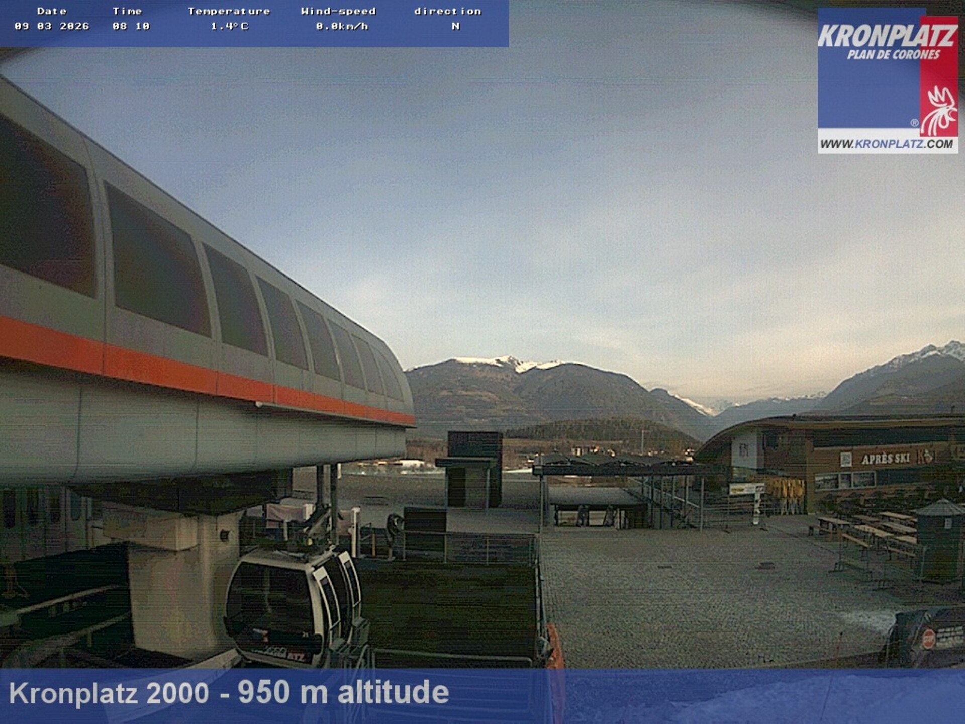 Archiv Foto Webcam Talstation Kronplatz I und II, Südtirol