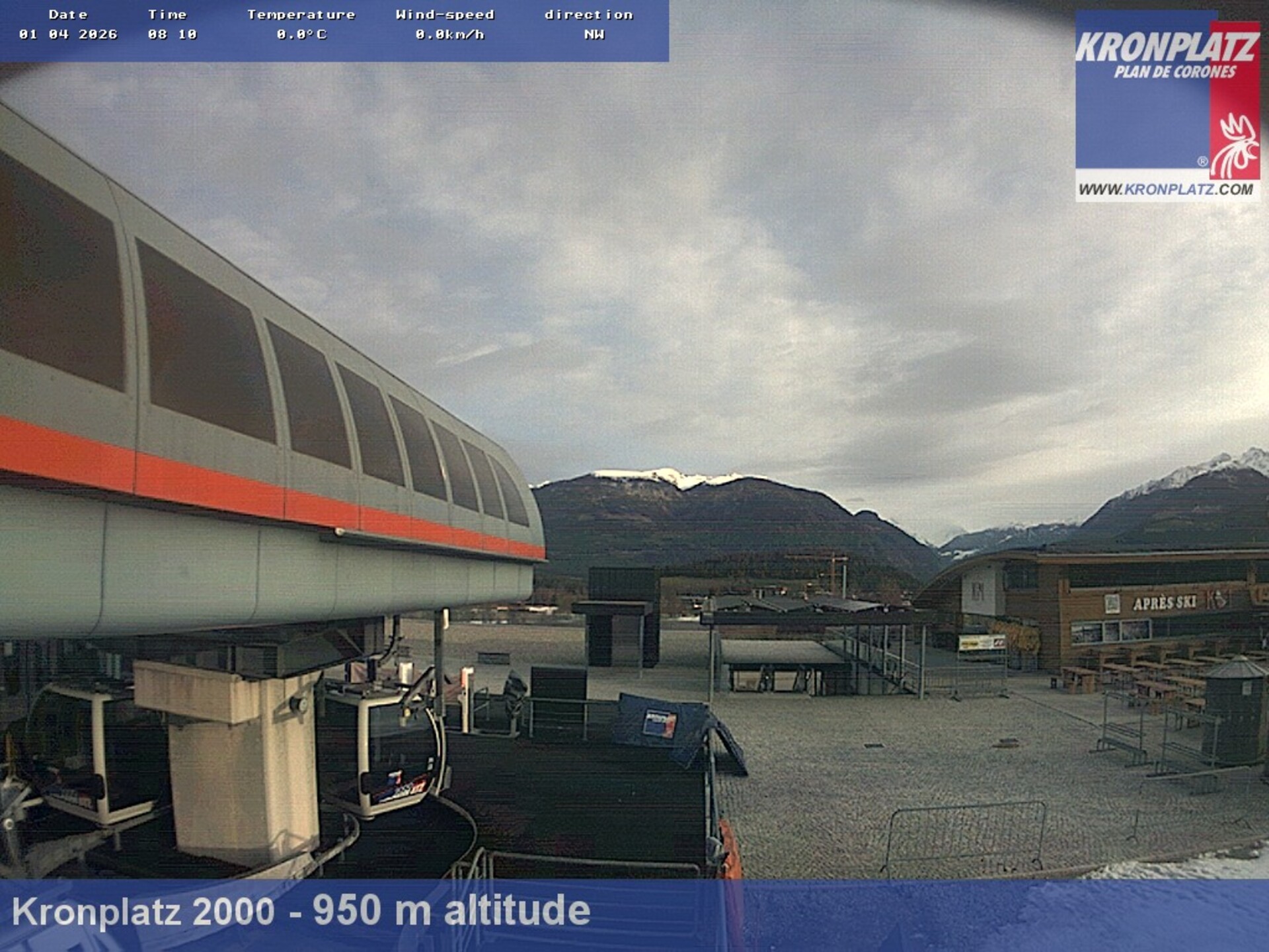 Archiv Foto Webcam Talstation Kronplatz I und II, Südtirol