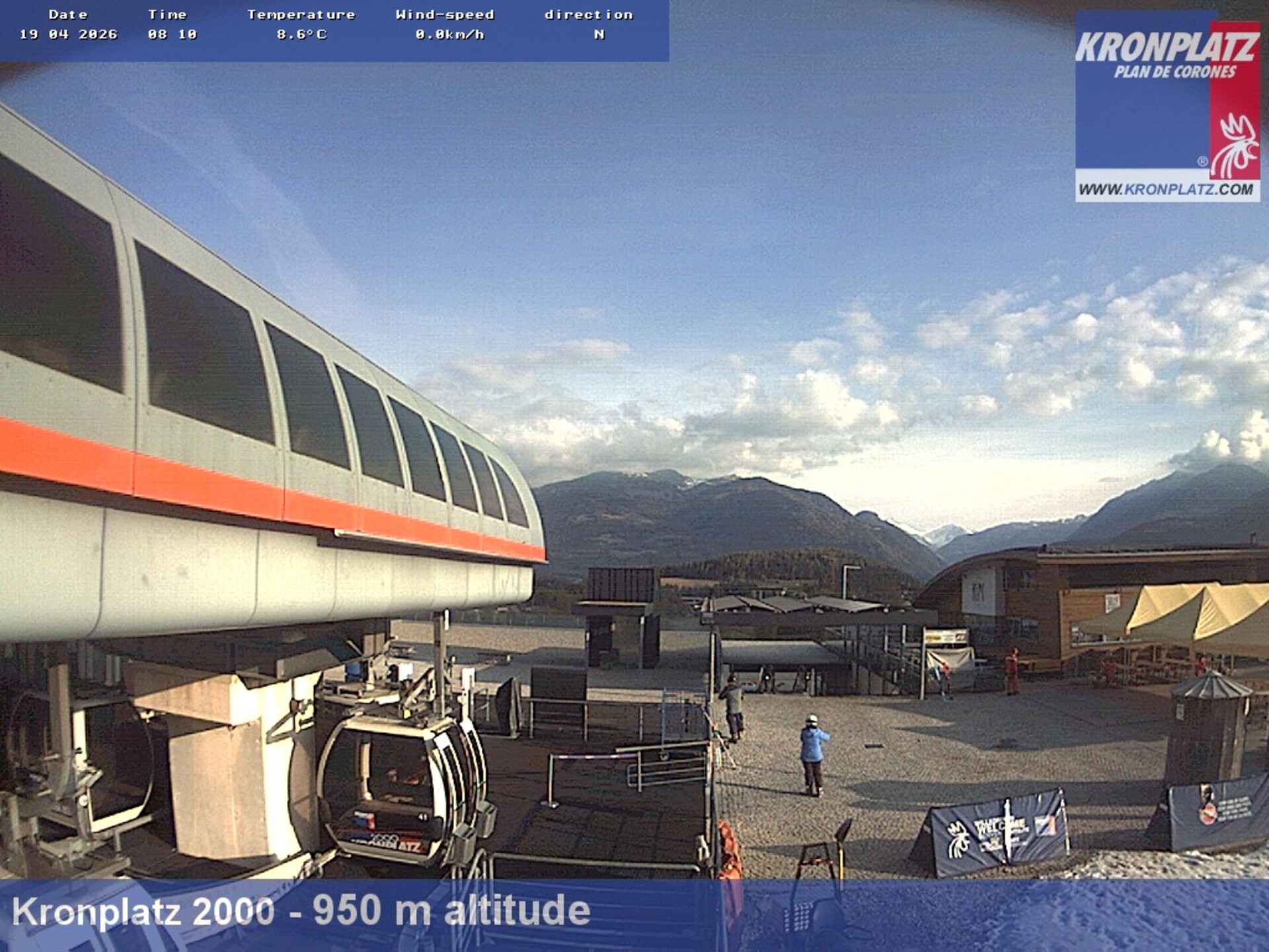 Archiv Foto Webcam Talstation Kronplatz I und II, Südtirol