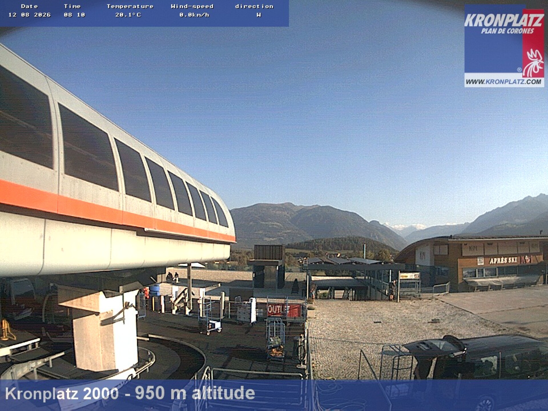 Archiv Foto Webcam Talstation Kronplatz I und II, Südtirol