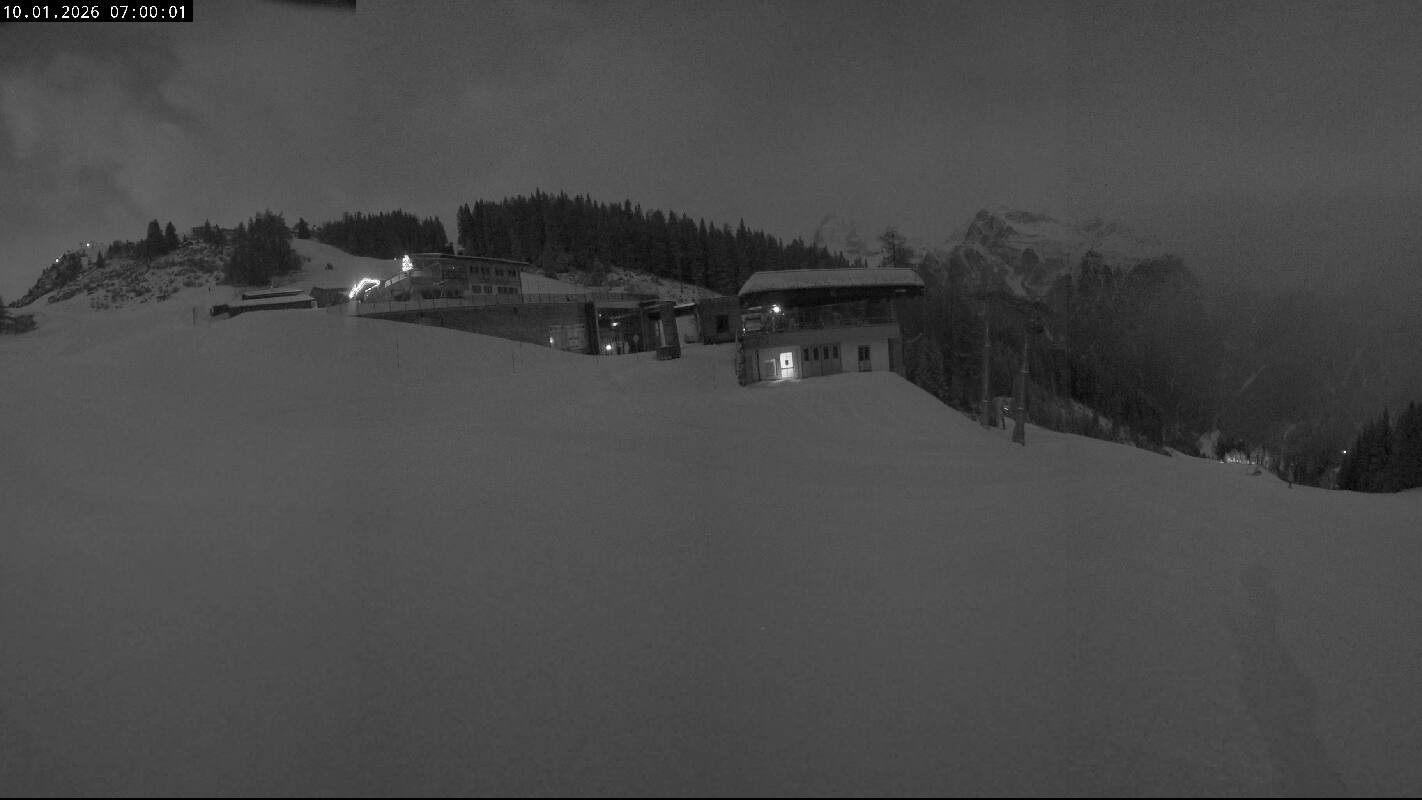 Archiv Foto Webcam Ladurns Gondelbahn Bergstation