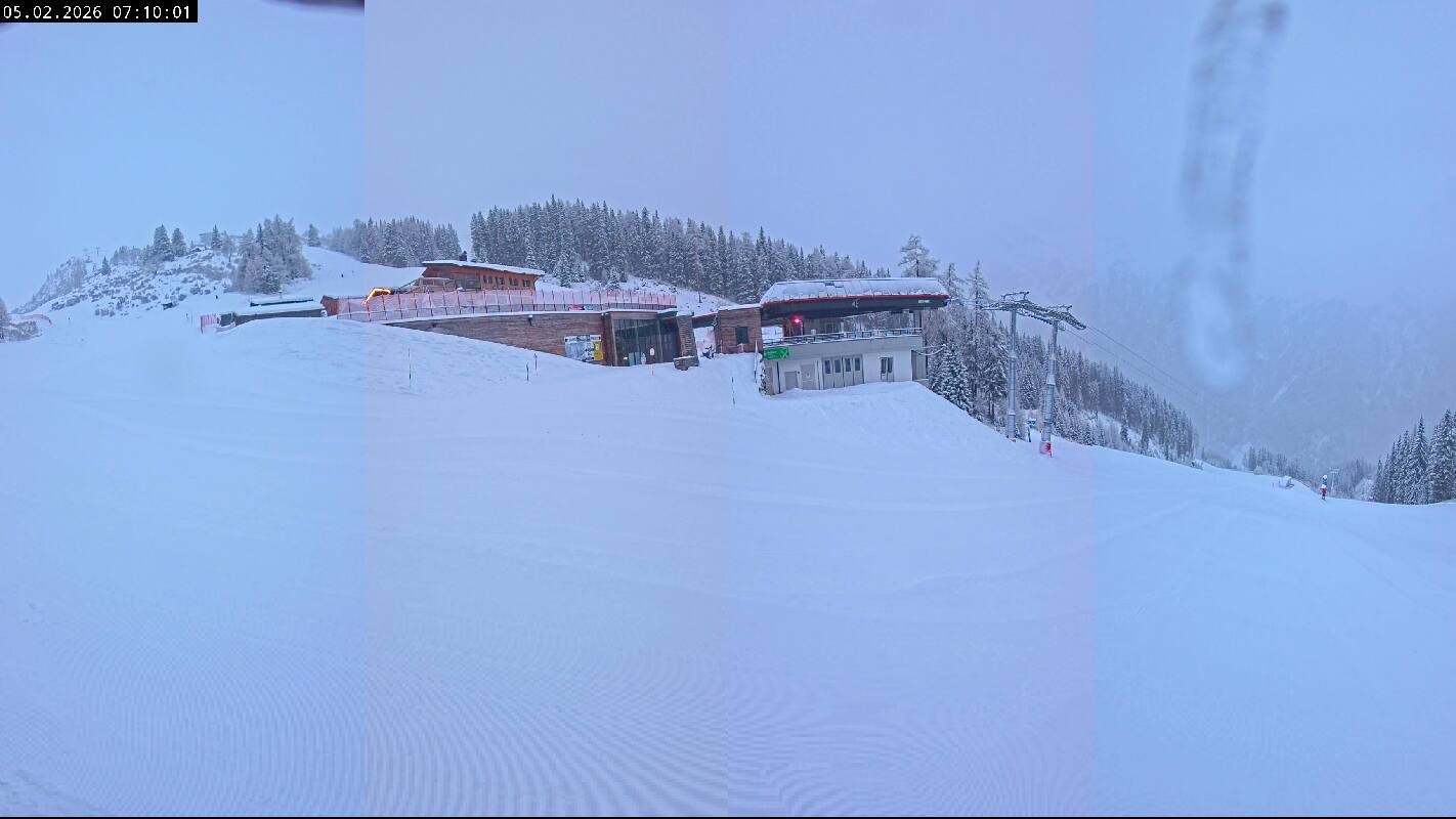 Archived image Webcam Top Station Ladurns gondola
