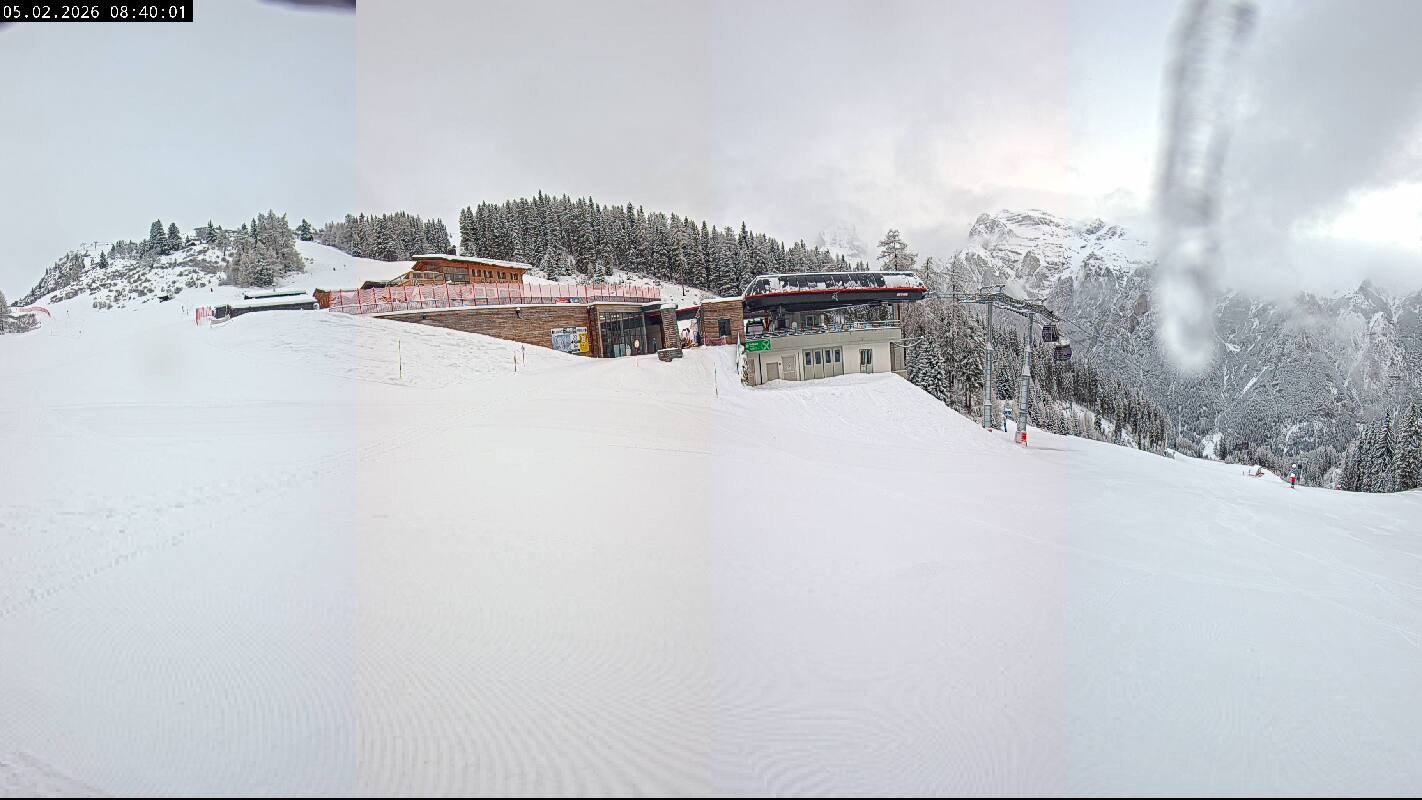 Archived image Webcam Top Station Ladurns gondola