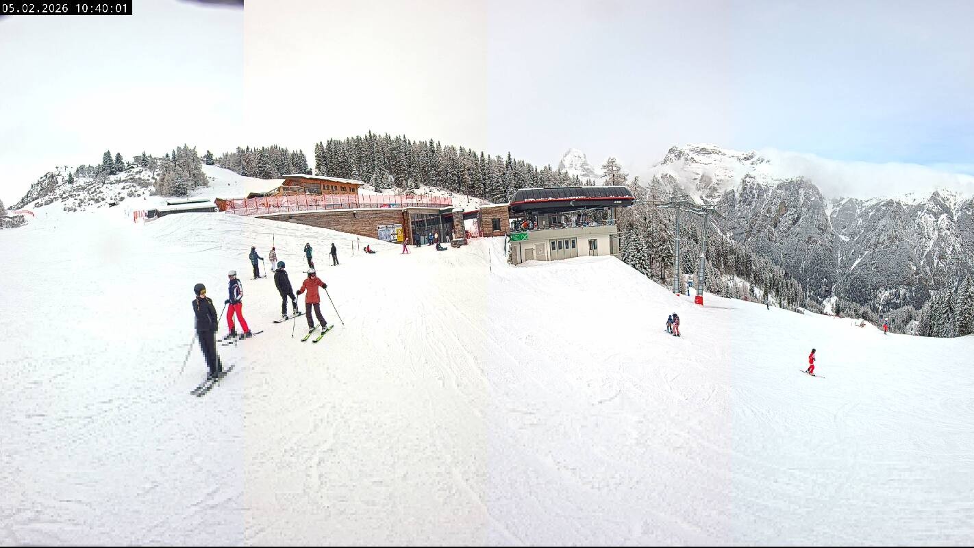 Archived image Webcam Top Station Ladurns gondola