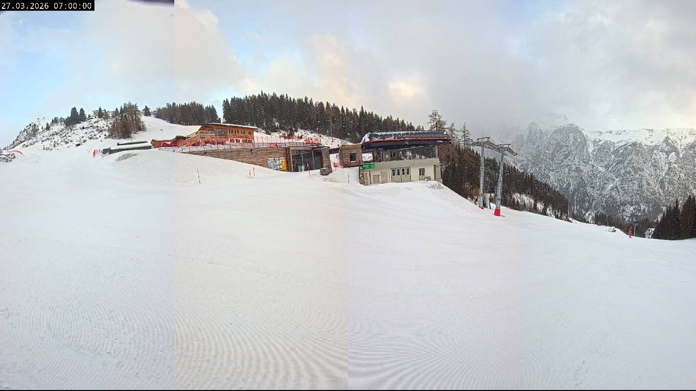 Archived image Webcam Top Station Ladurns gondola