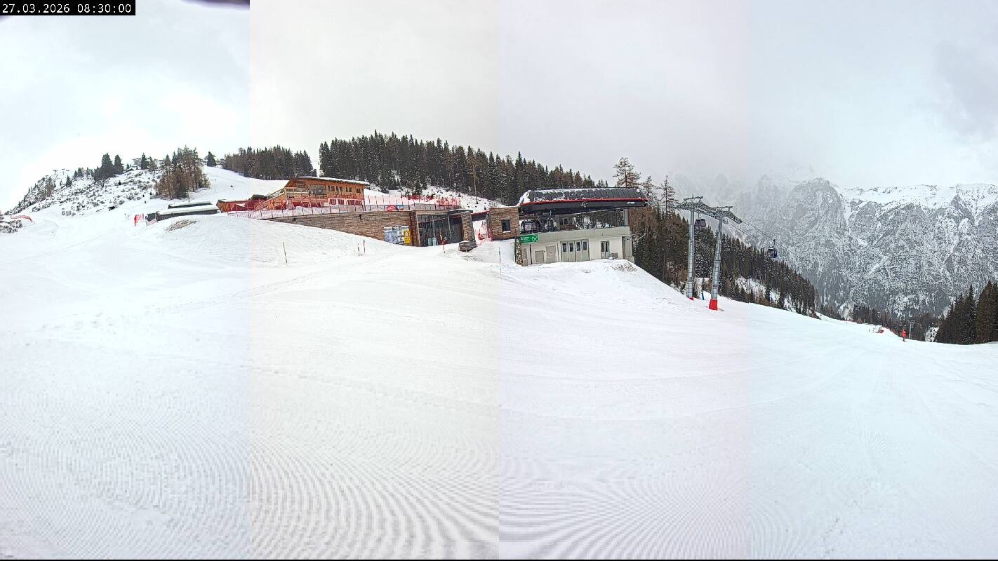 Archived image Webcam Top Station Ladurns gondola