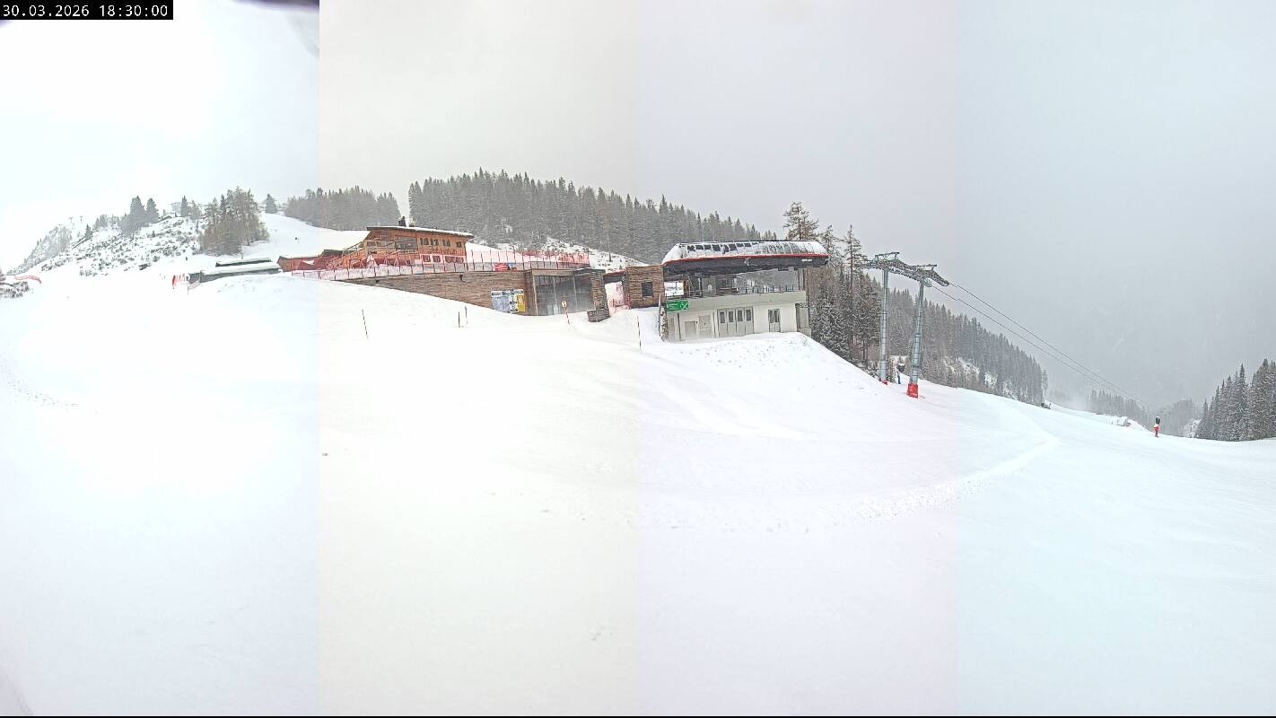 Archived image Webcam Top Station Ladurns gondola