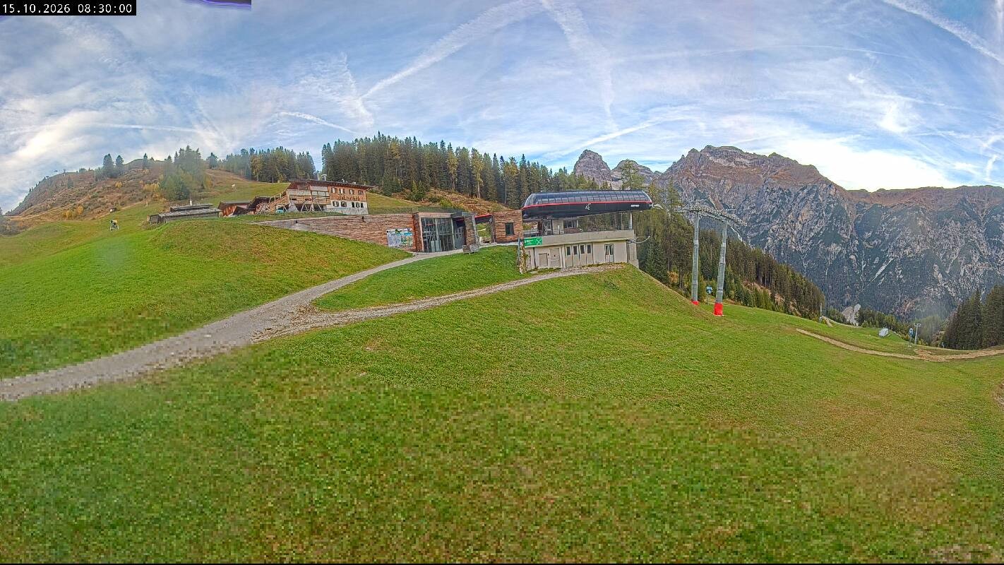Archived image Webcam Top Station Ladurns gondola