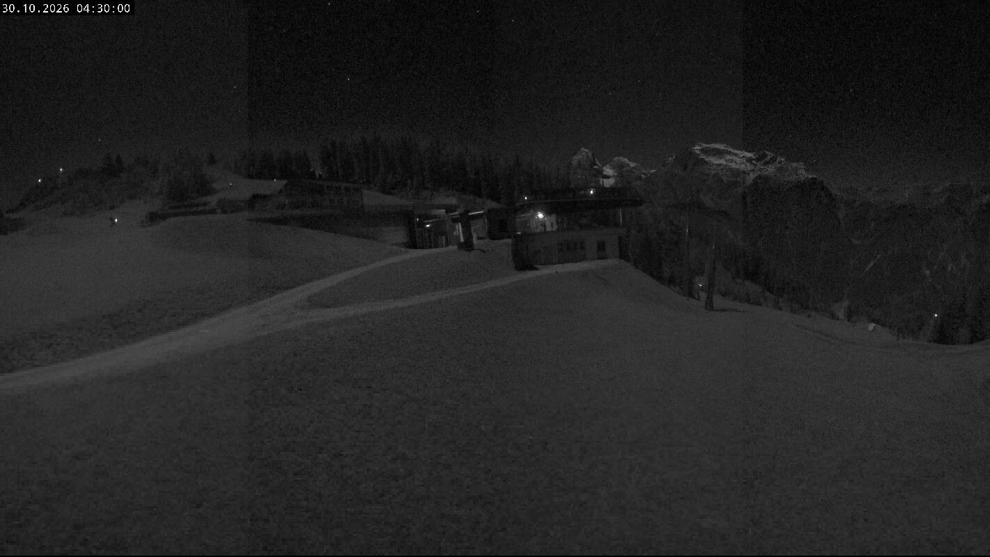 Archived image Webcam Top Station Ladurns gondola
