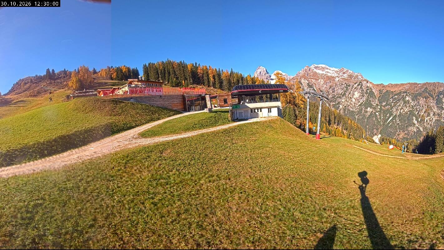 Archived image Webcam Top Station Ladurns gondola