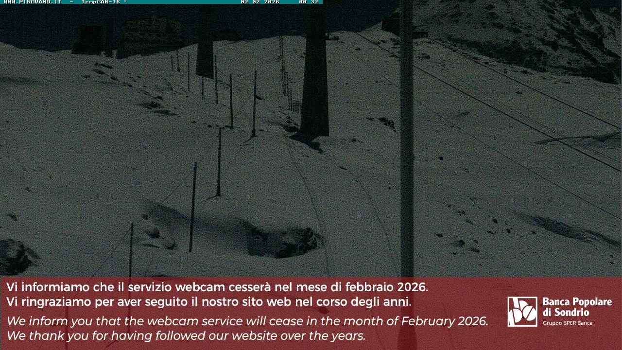 Archiv Foto Webcam Stilfser Joch: Blick auf die Gondel