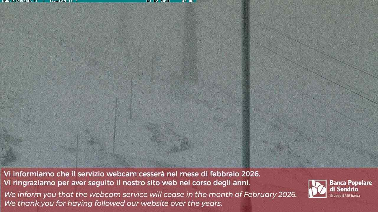 Archiv Foto Webcam Stilfser Joch: Blick auf die Gondel