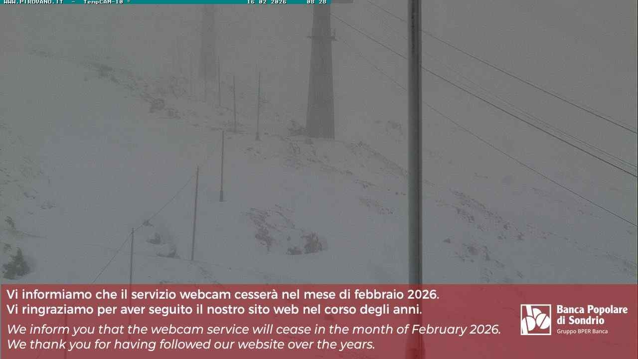 Archiv Foto Webcam Stilfser Joch: Blick auf die Gondel