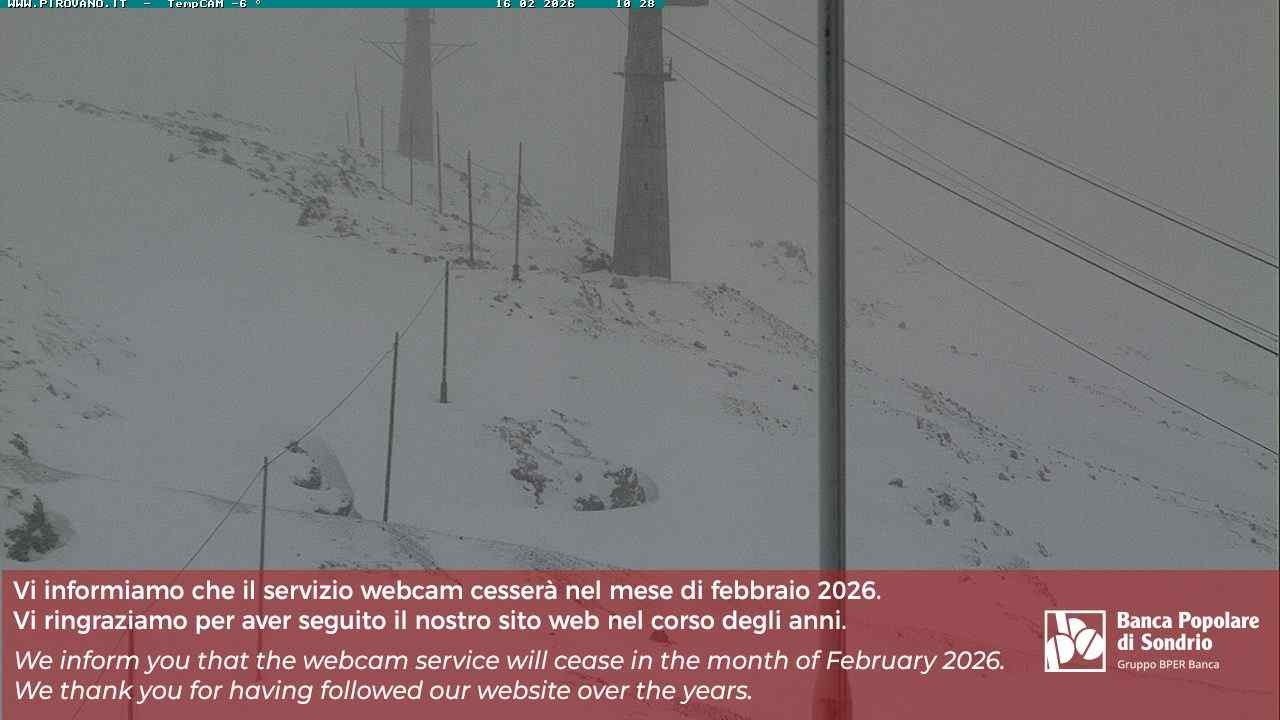 Archiv Foto Webcam Stilfser Joch: Blick auf die Gondel