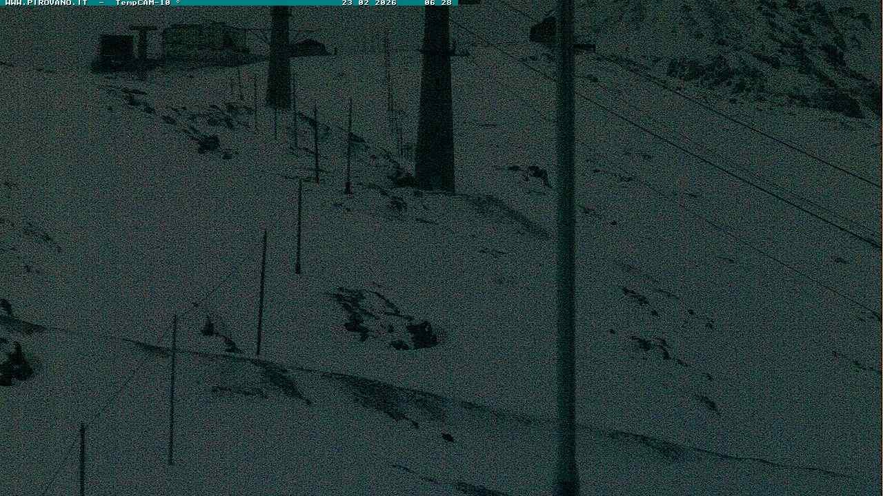 Archiv Foto Webcam Stilfser Joch: Blick auf die Gondel