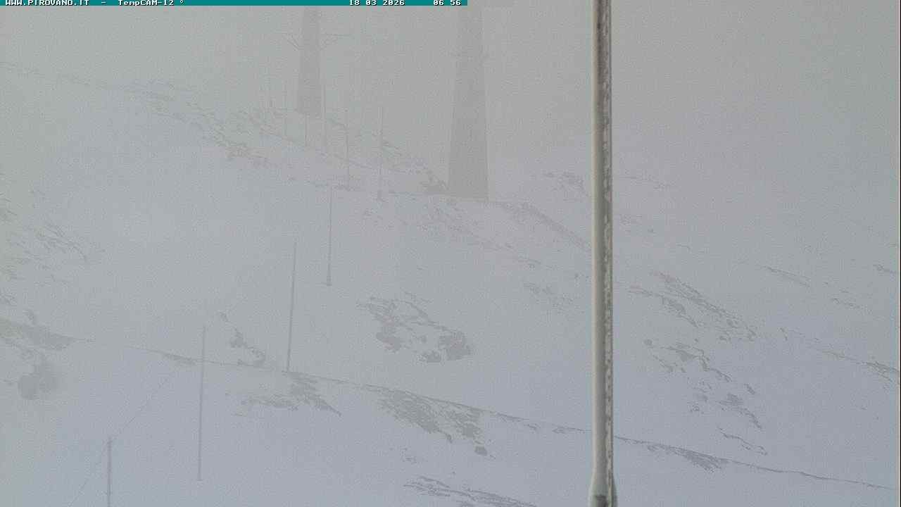 Archiv Foto Webcam Stilfser Joch: Blick auf die Gondel