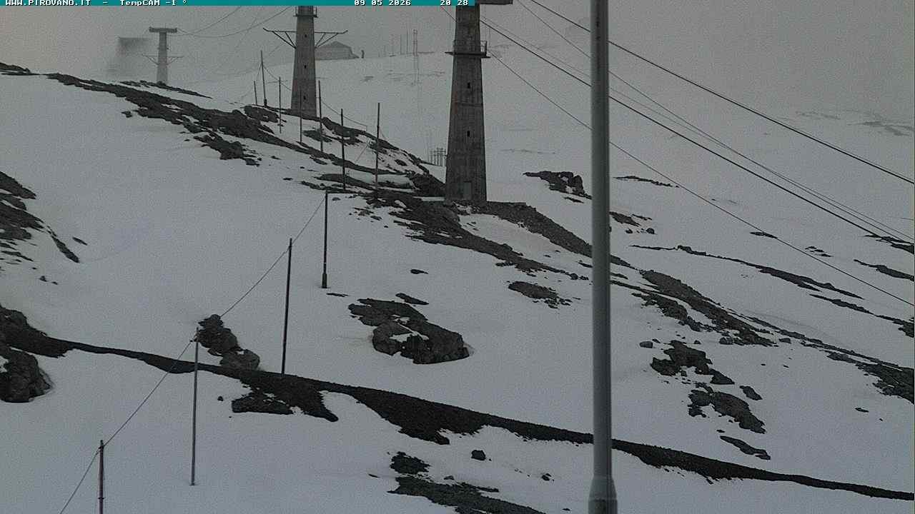 Archiv Foto Webcam Stilfser Joch: Blick auf die Gondel
